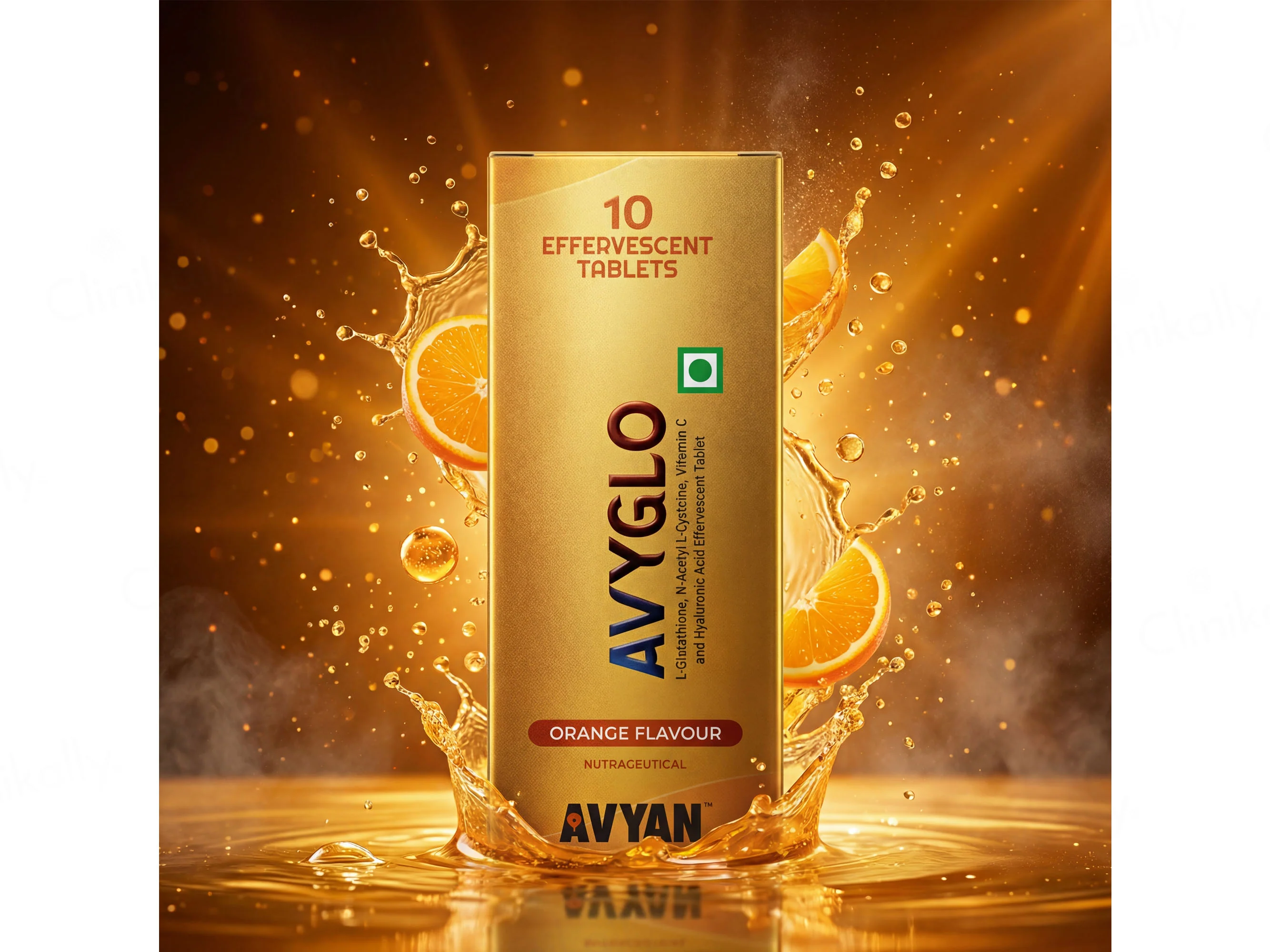 Avyglo Nutraceutical Effervescent Tablet - Orange Flavour - Image 3