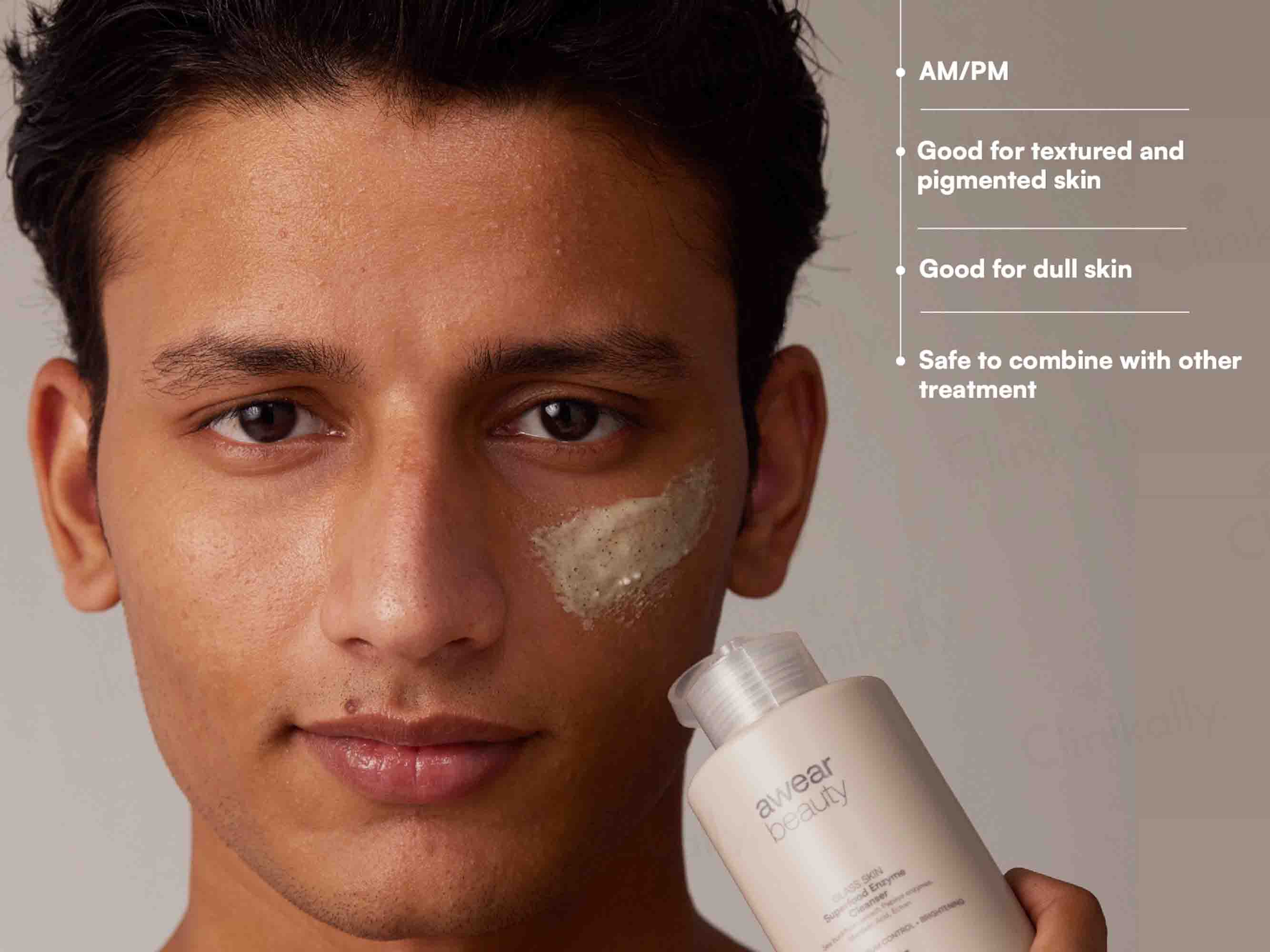 Awear Beauty Glass Skin Superfood Enzyme Cleanser - Image 5
