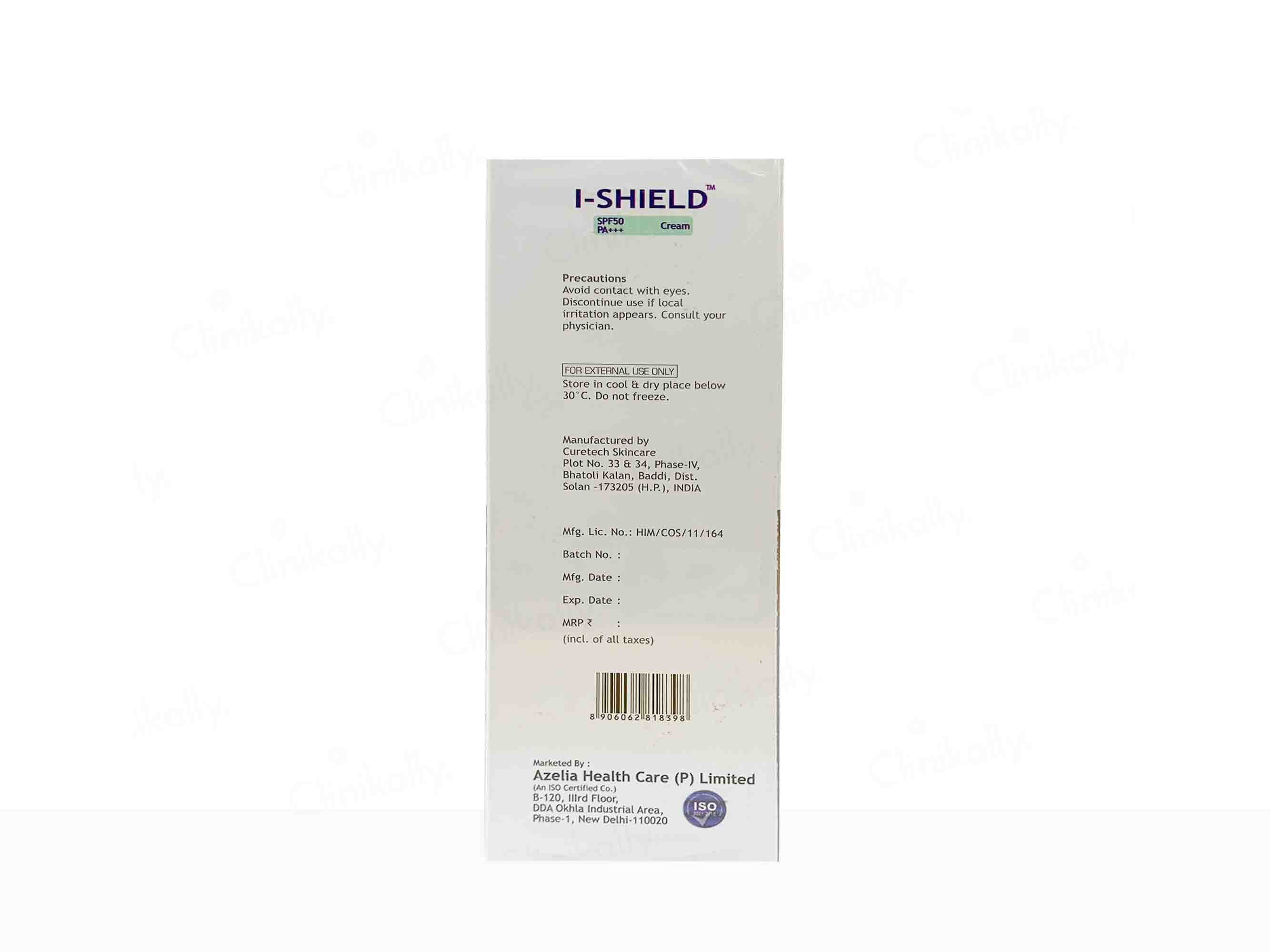 Azelia I-Shield Sunscreen Cream SPF 50 PA+++ - Image 4