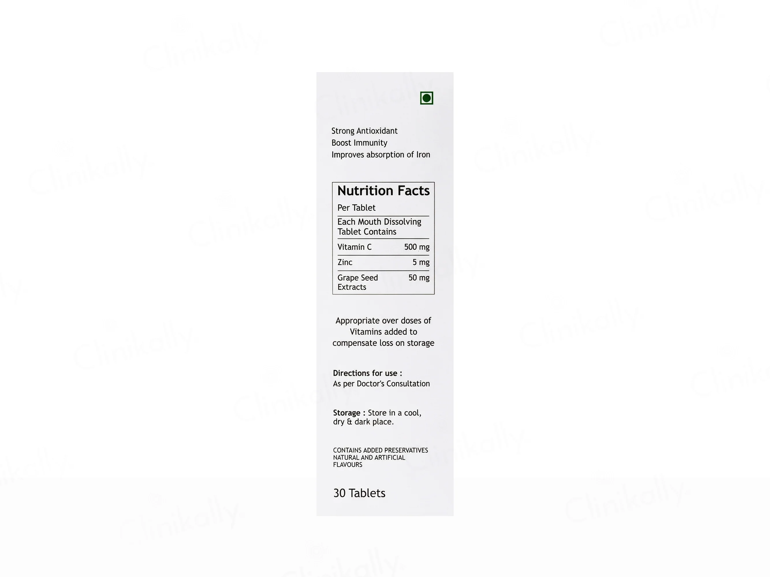 Azelia I-Vit C MD Mouth Dissolving Tablet - Image 3