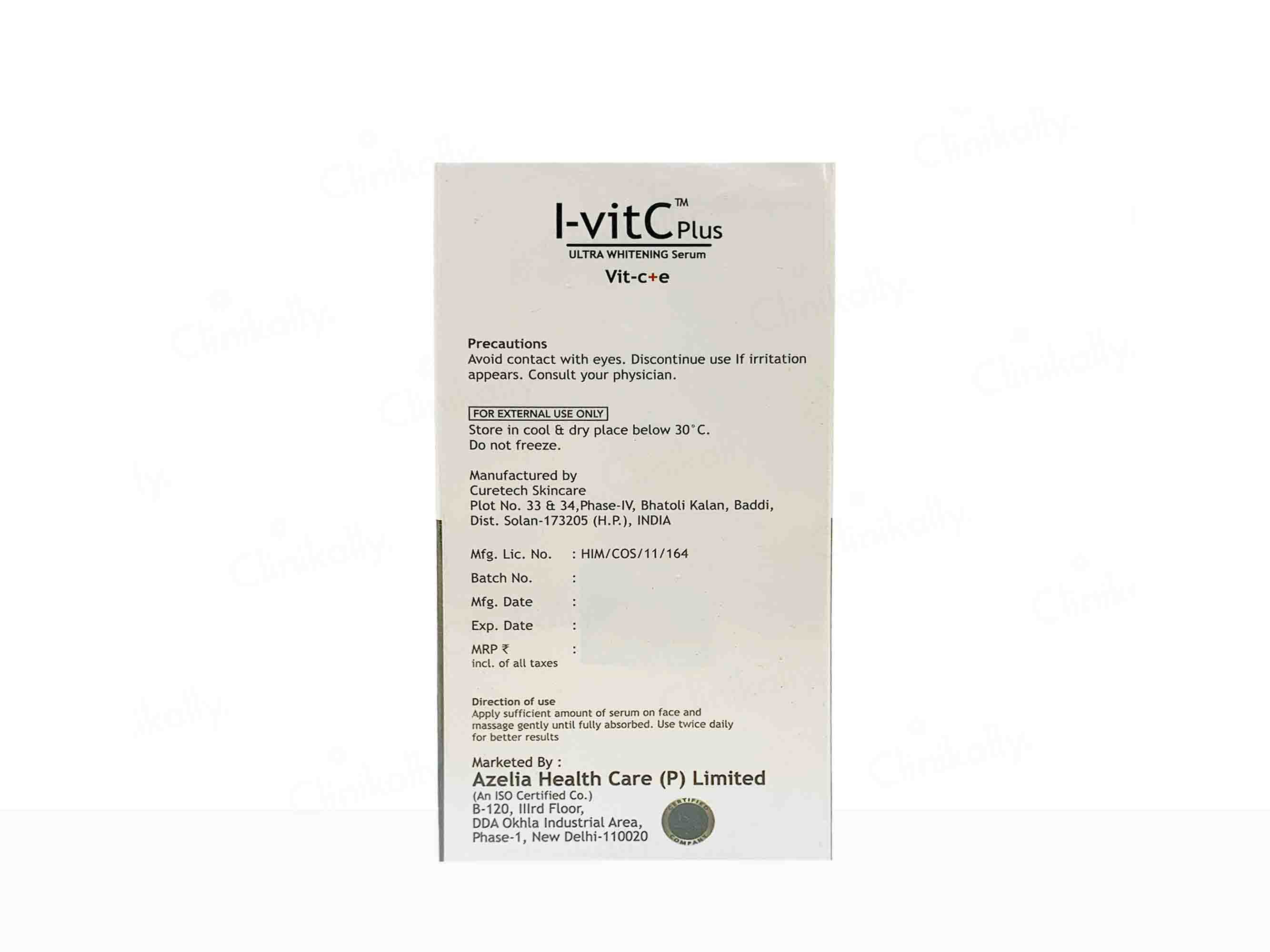 Azelia I-Vit C Plus Ultra Whitening Serum - Image 3