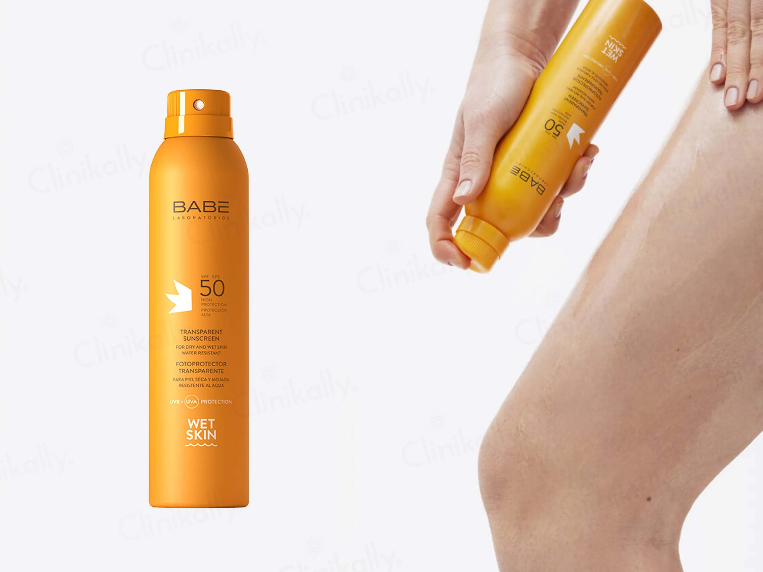 BABE Transparent Sunscreen Wet Skin SPF 50 - Image 4