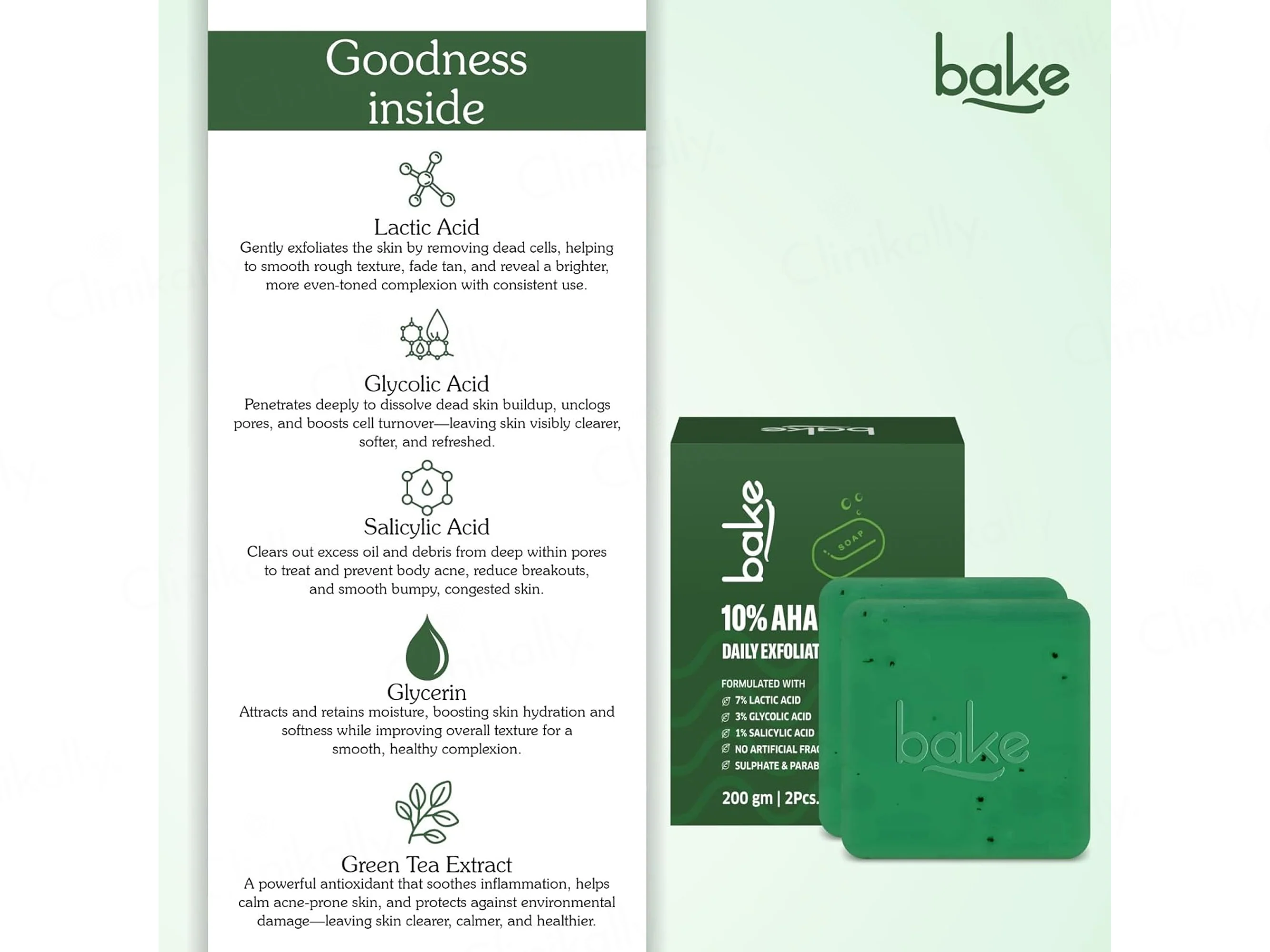 Bake 10% AHA + 1% BHA Daily Exfoliating Soap (Pack Of 2) - Image 5