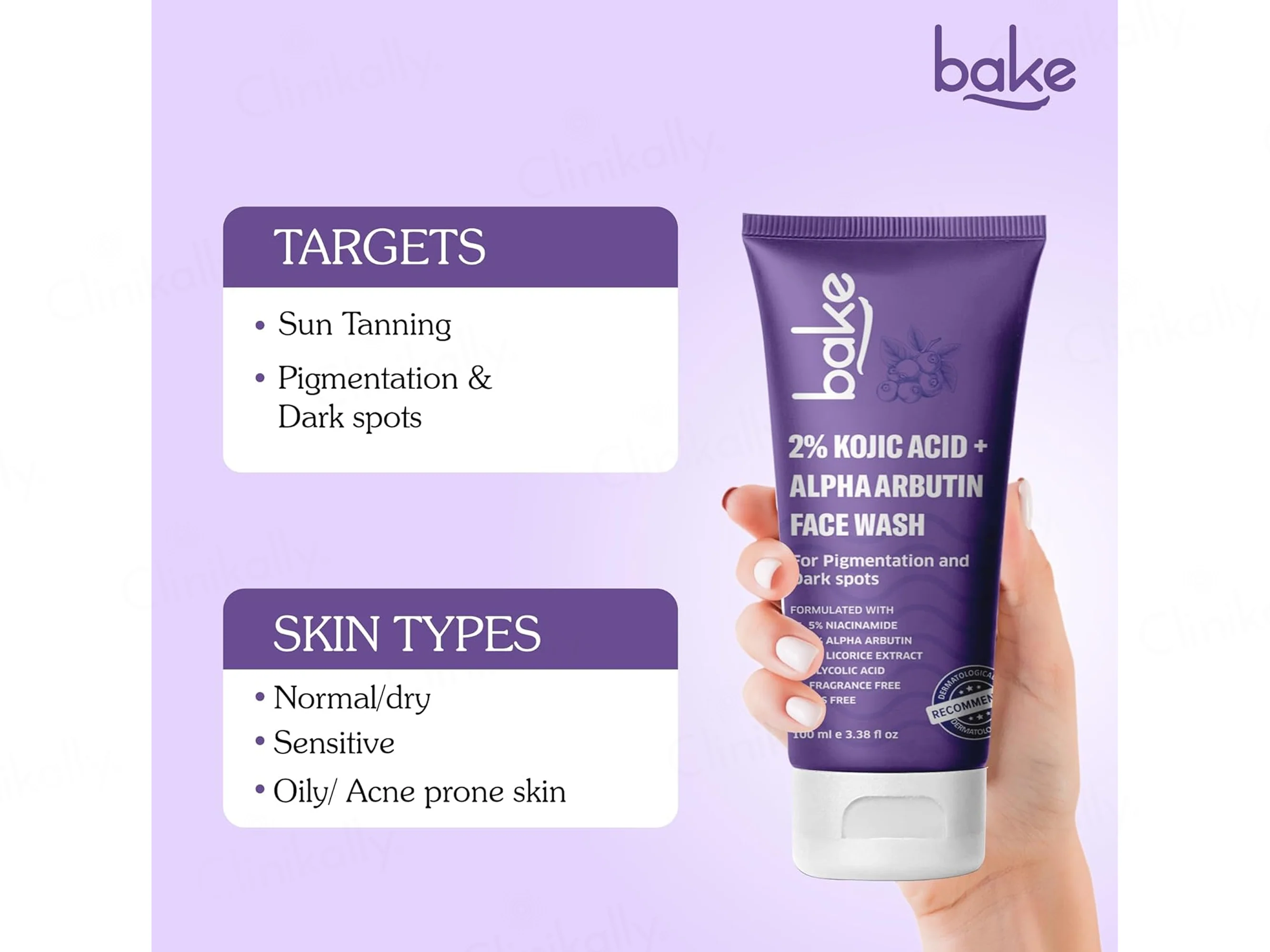 Bake 2% Kojic Acid + Alpha Arbutin Facewash - Image 5