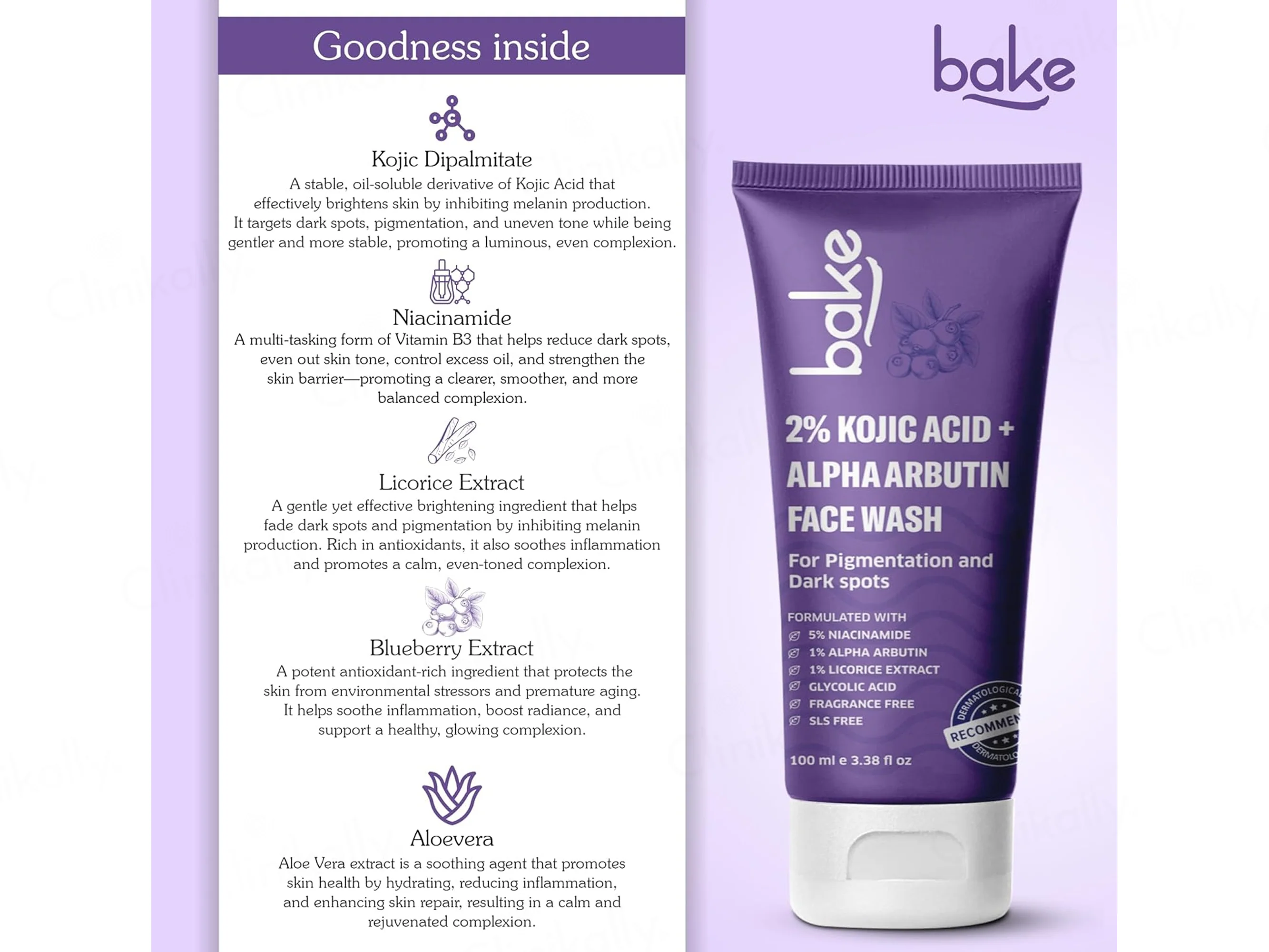 Bake 2% Kojic Acid + Alpha Arbutin Facewash - Image 7