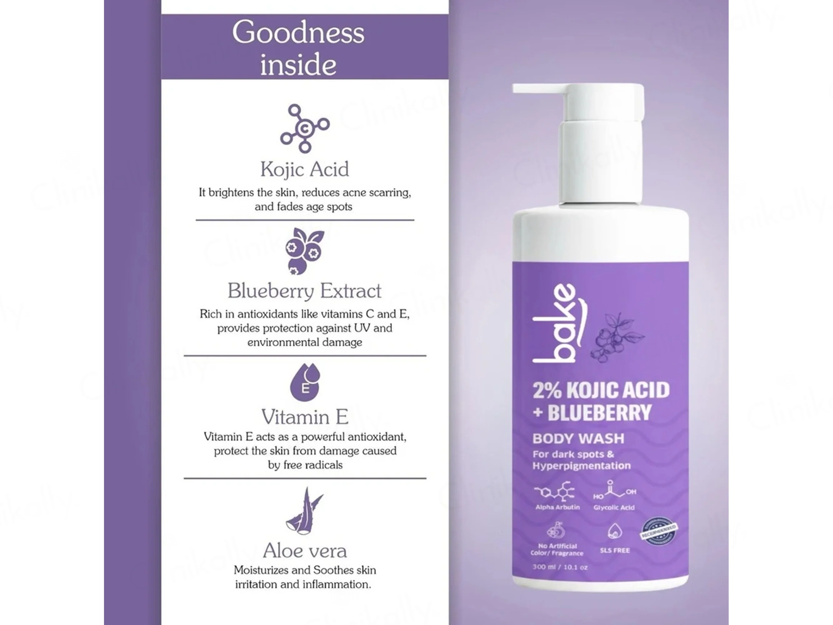 Bake 2% Kojic Acid + Blueberry Body Wash - Image 4