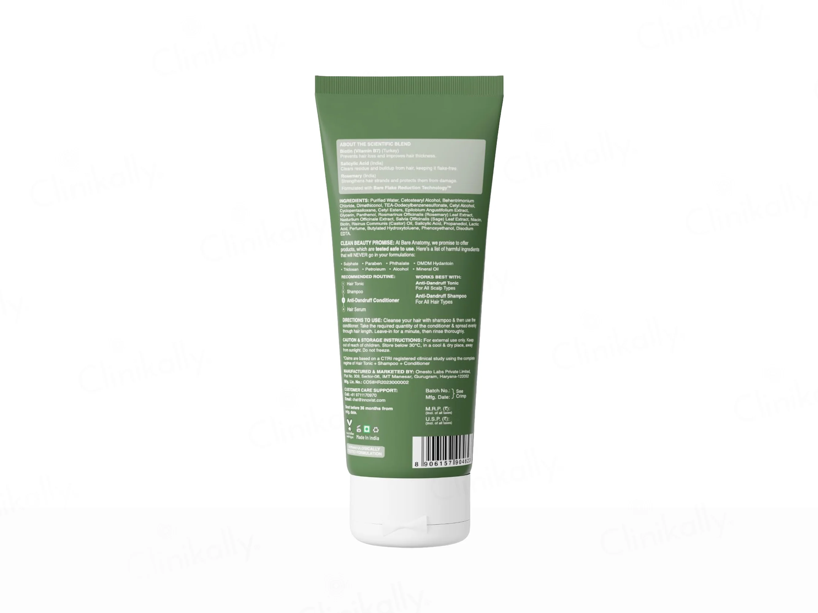 Bare Anatomy Anti-Dandruff Hair Conditioner - Image 7