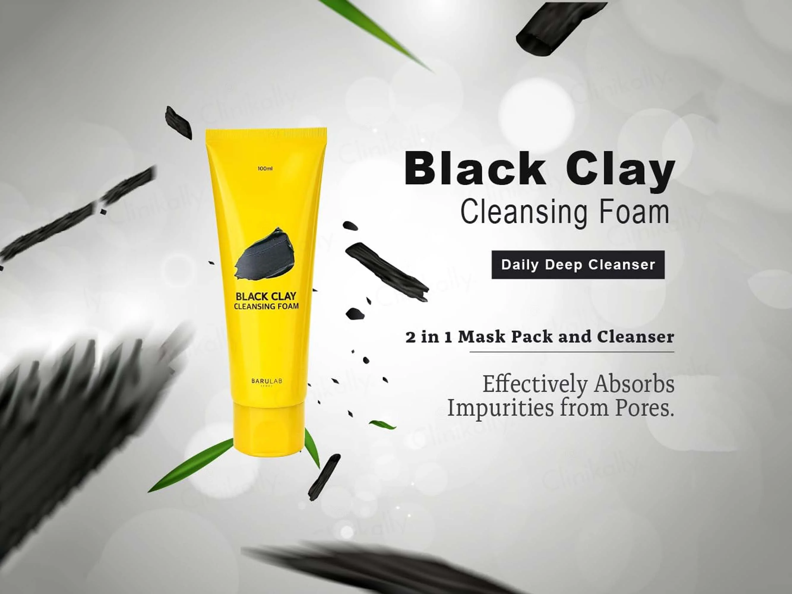 Barulab Black Clay Cleansing Foam - Image 3