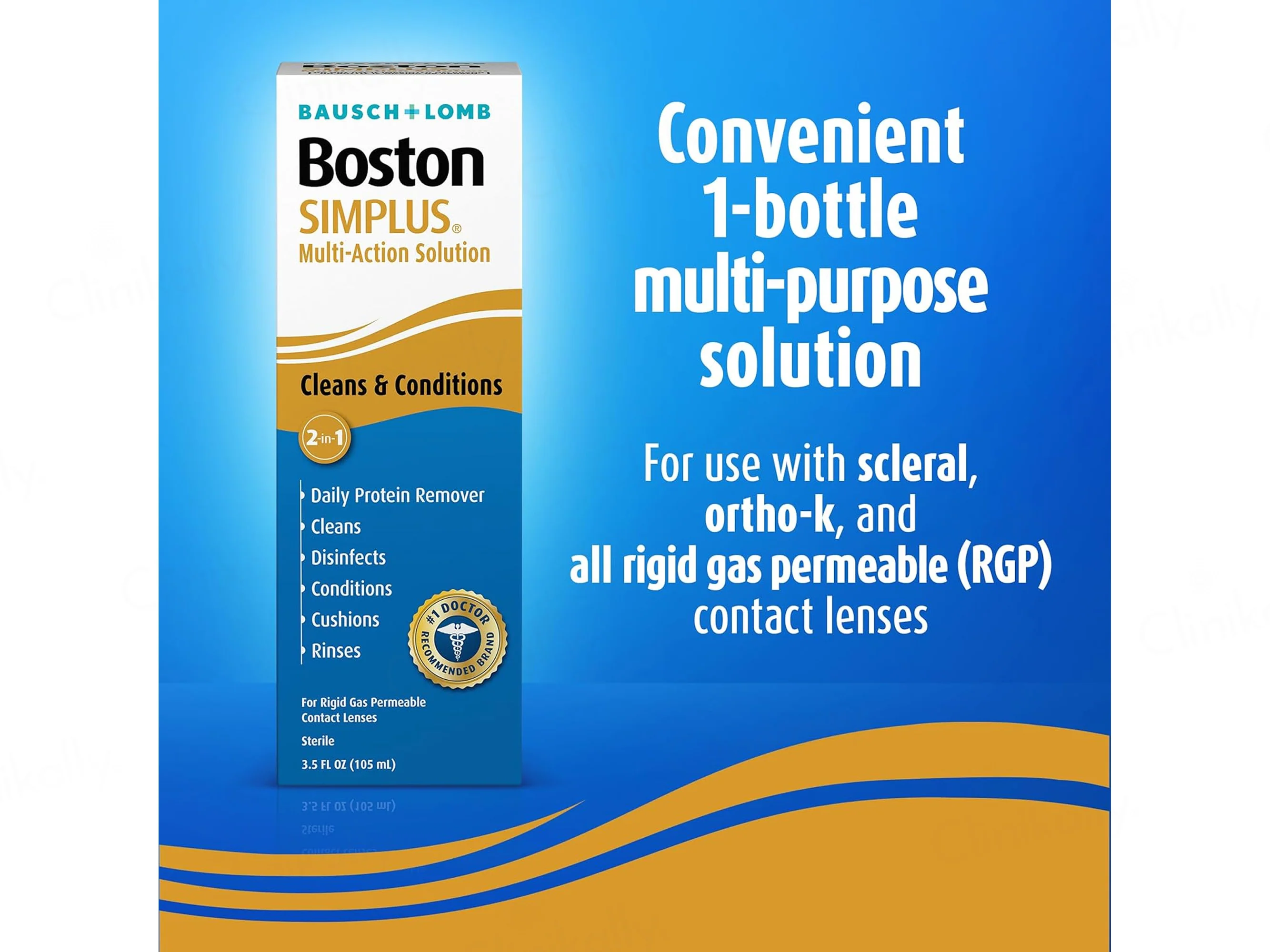 Bausch & Lomb Boston Simplus Multi-Action Contact Lens Solution - Image 3