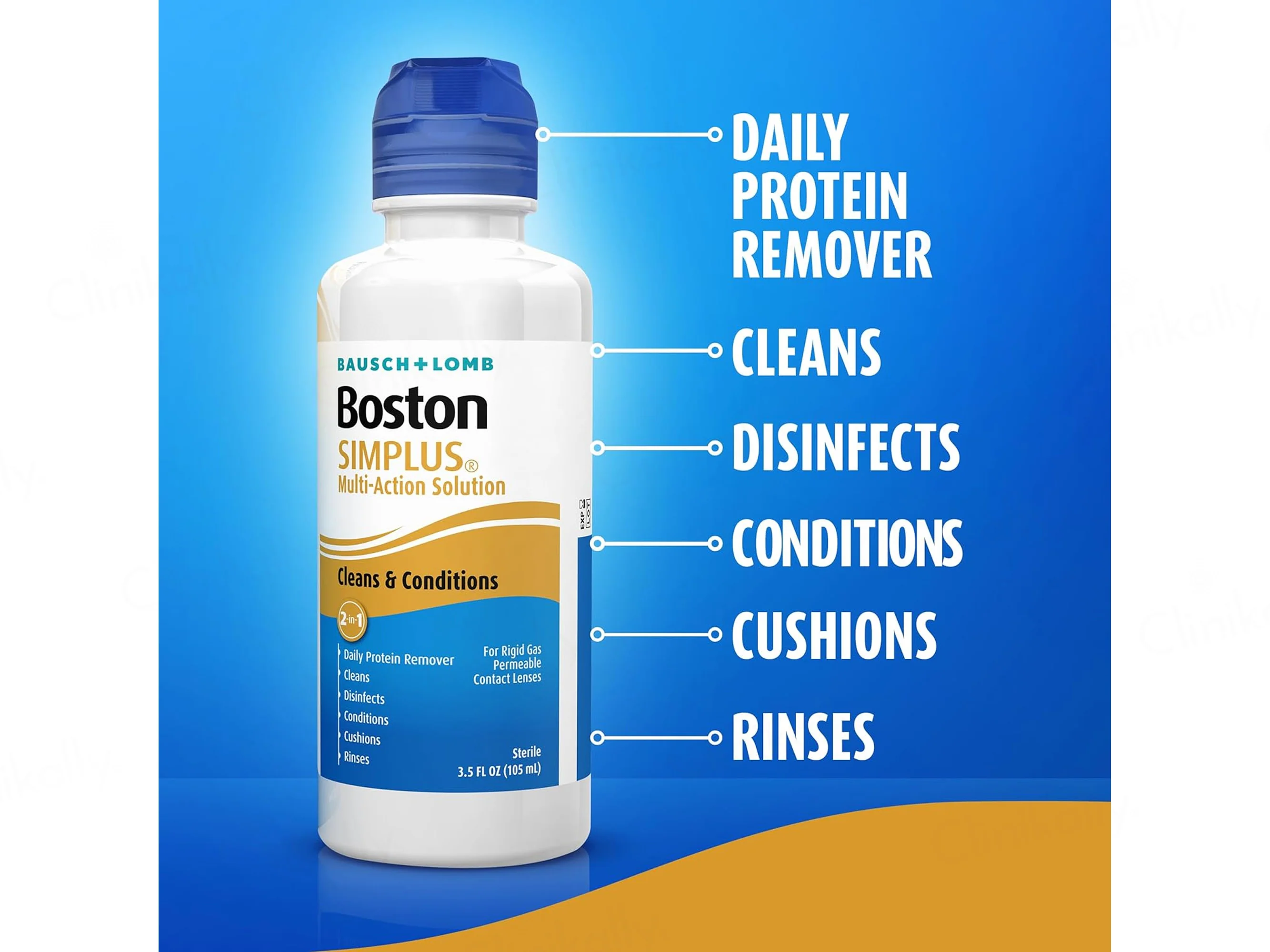 Bausch & Lomb Boston Simplus Multi-Action Contact Lens Solution - Image 4