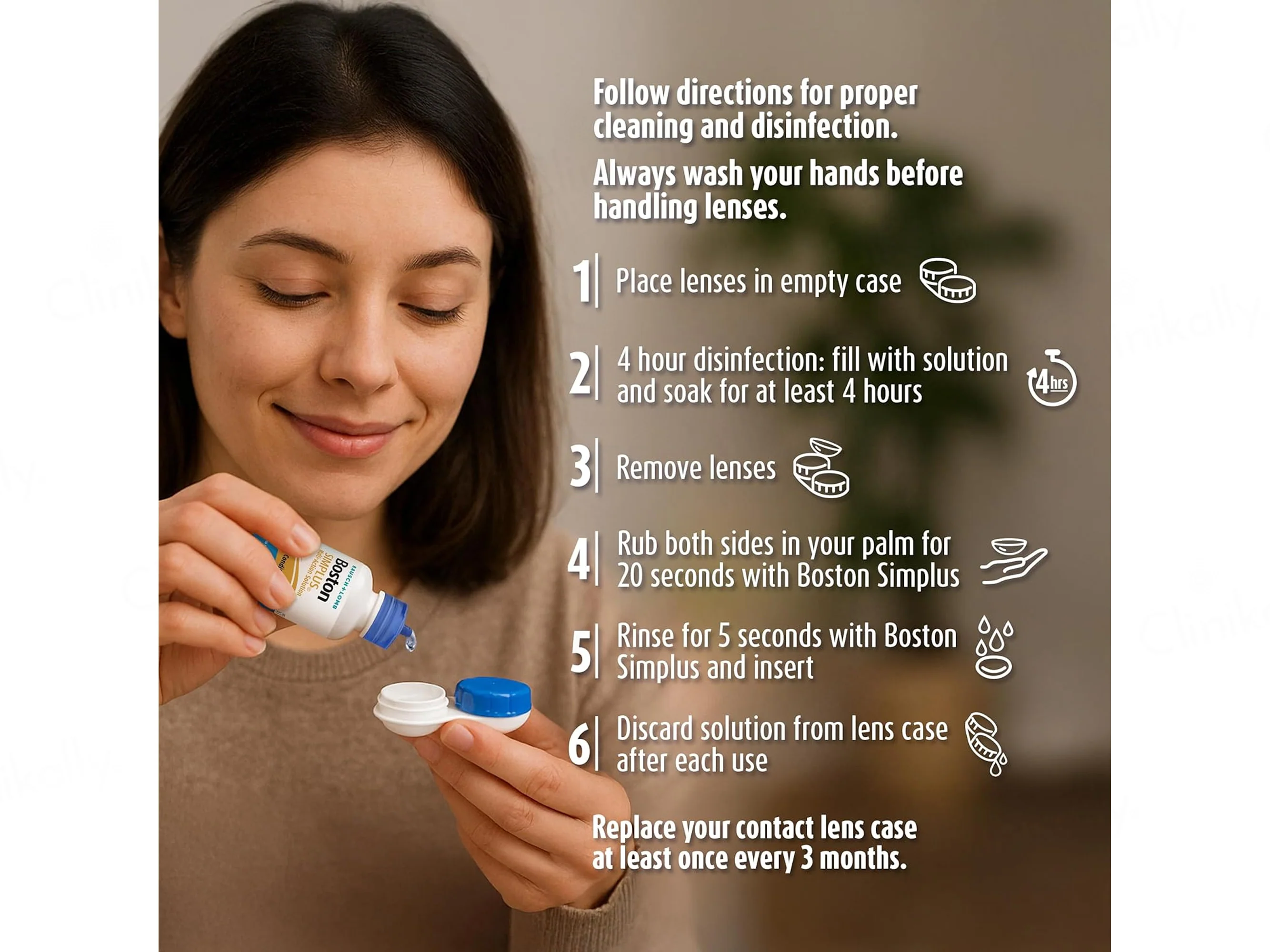 Bausch & Lomb Boston Simplus Multi-Action Contact Lens Solution - Image 6