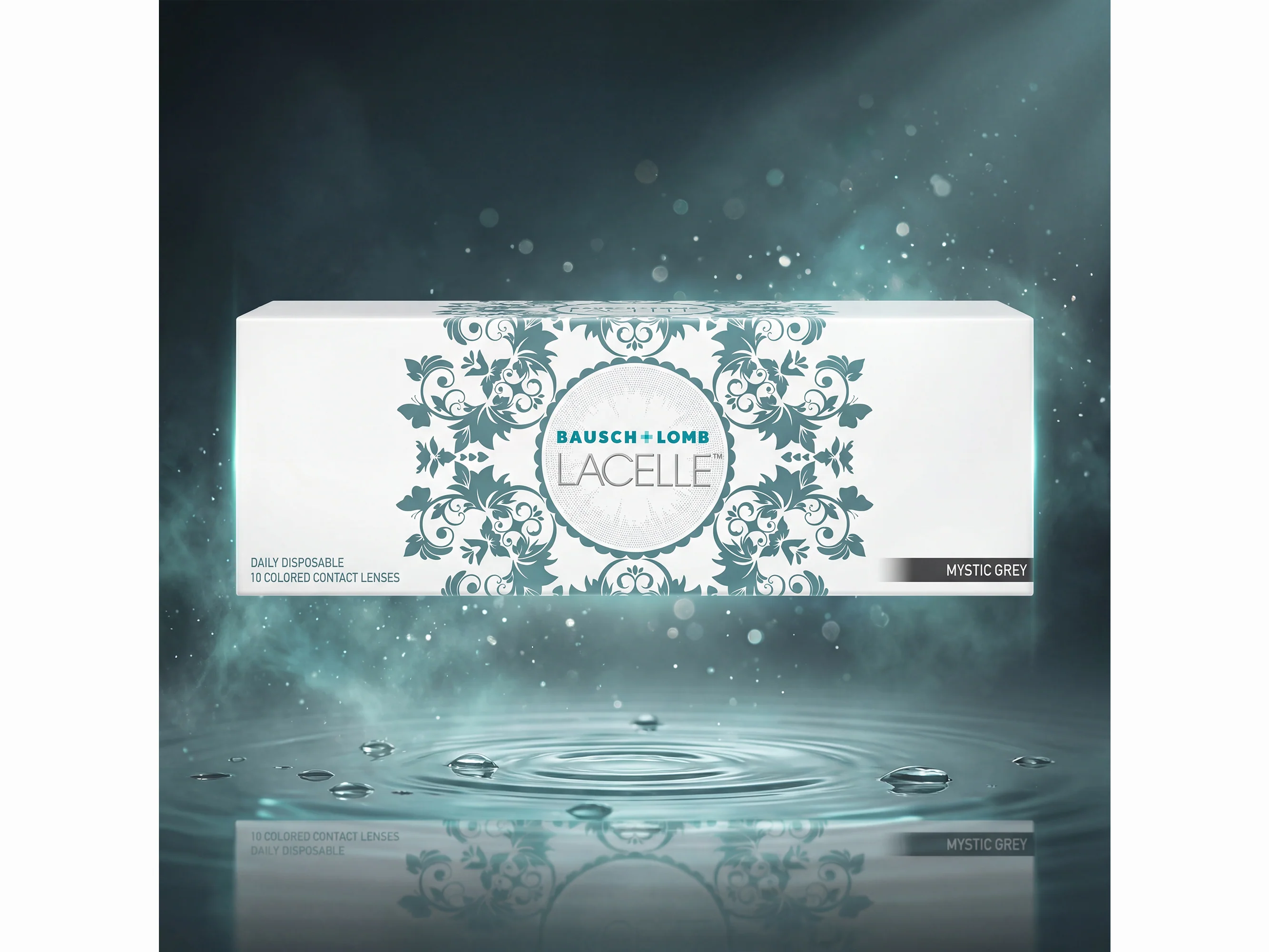 Bausch & Lomb Lacelle Daily Disposable Colored Contact Lens - Mystic Grey - Image 6