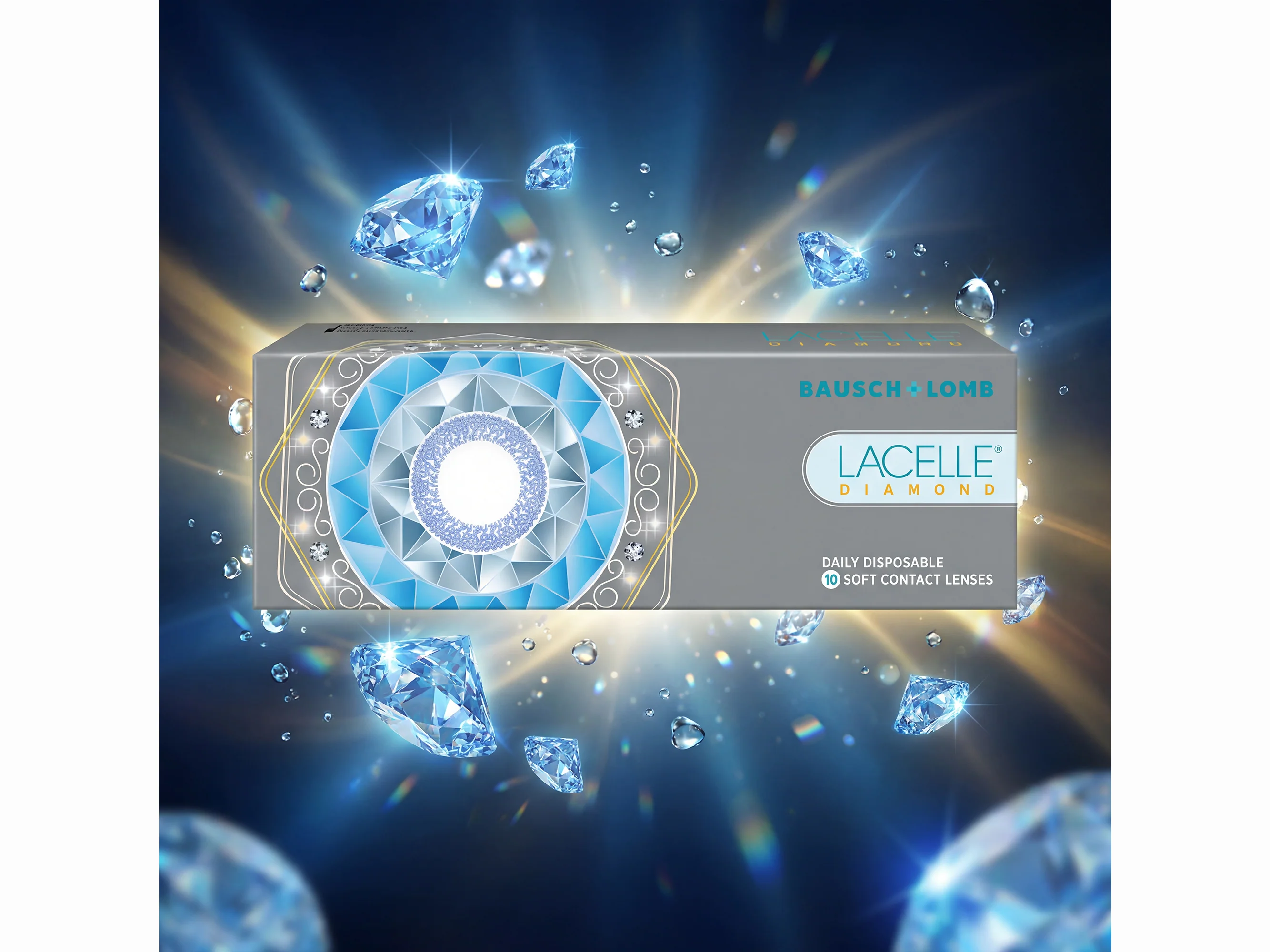 Bausch & Lomb Lacelle Diamond Daily Disposable Colored Contact Lens - D-Pink - Image 5