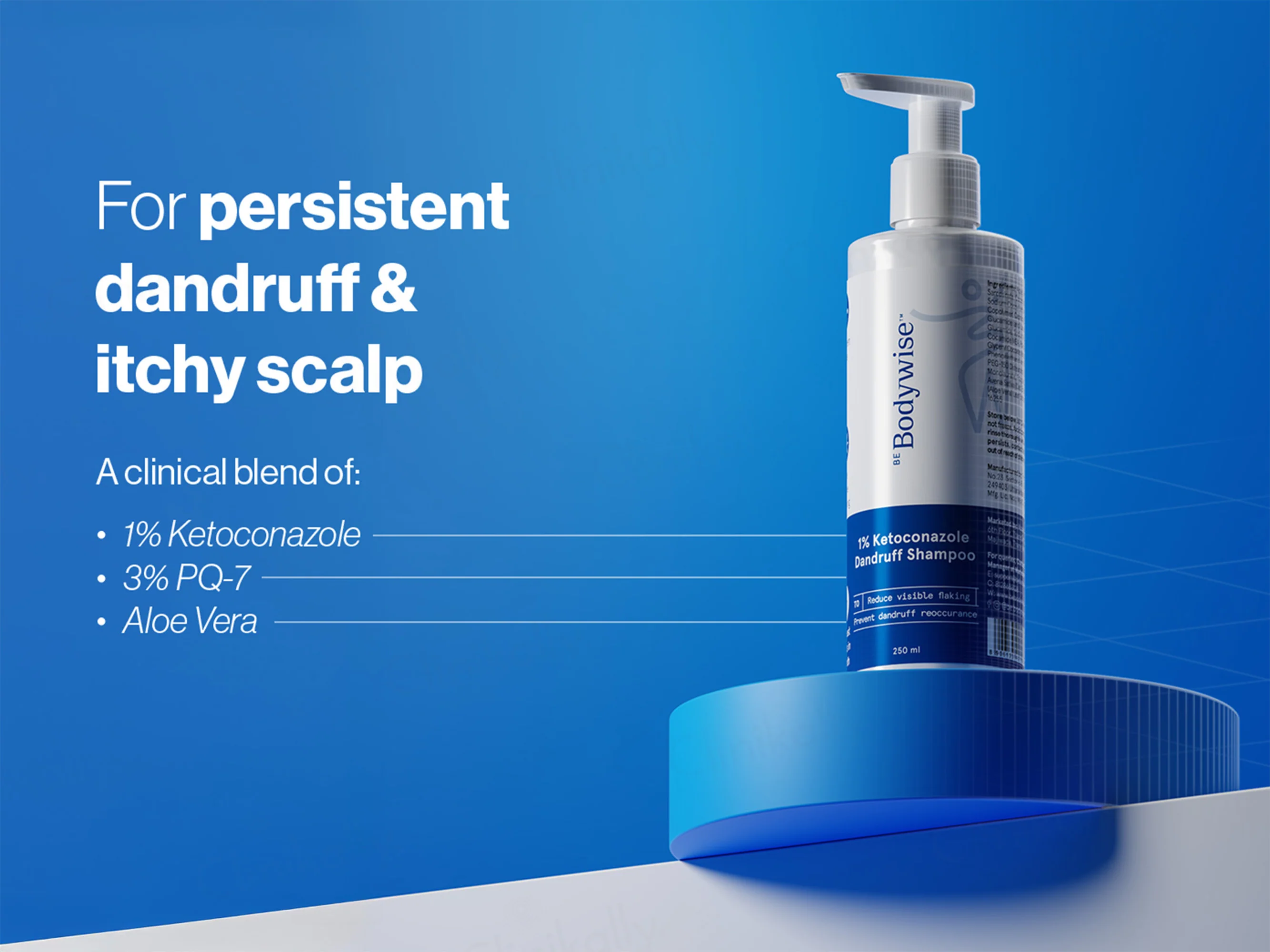 Be Bodywise 1% Ketoconazole Dandruff Shampoo - Image 3