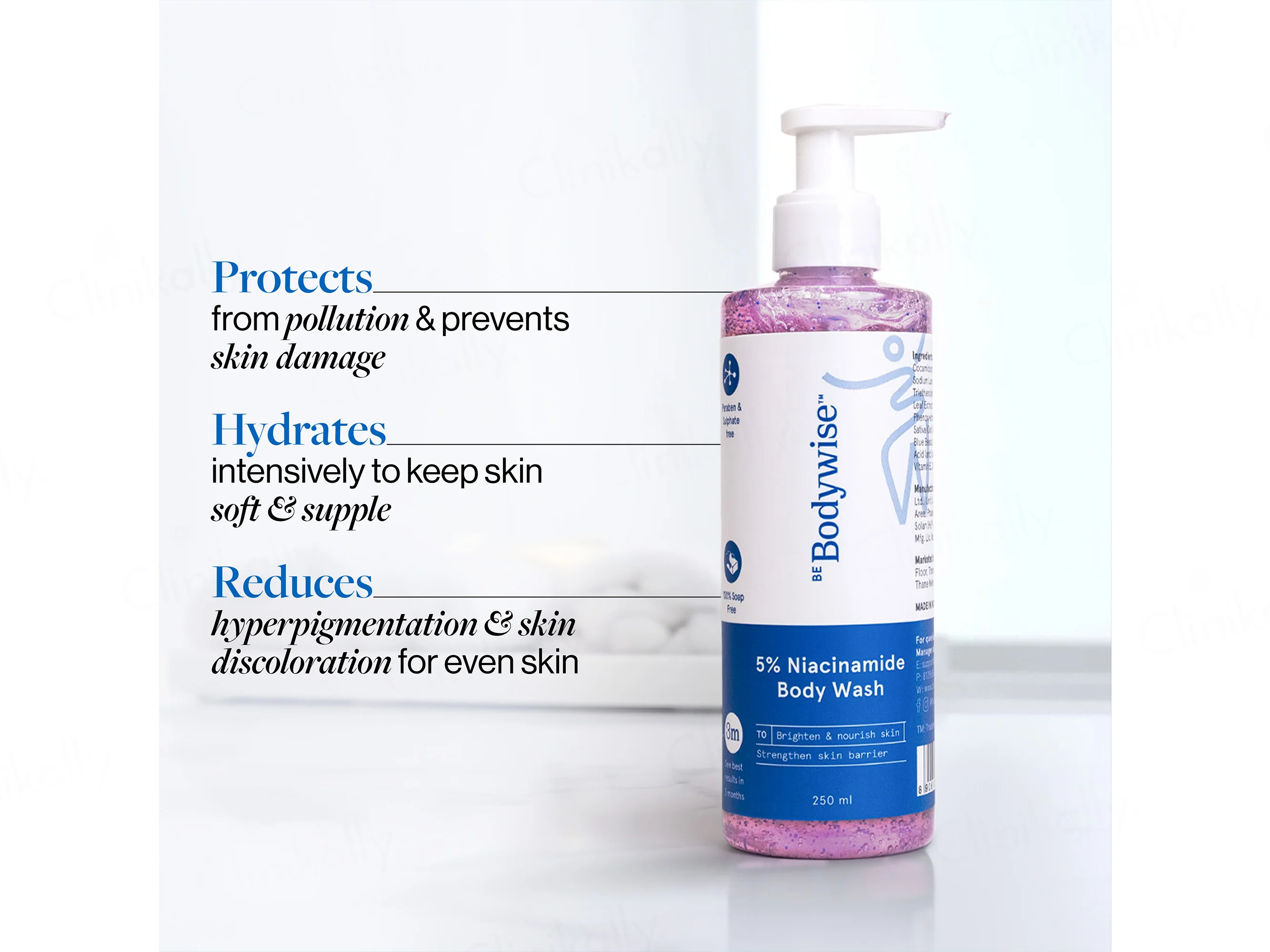Be Bodywise 5% Niacinamide Body Wash - Image 6