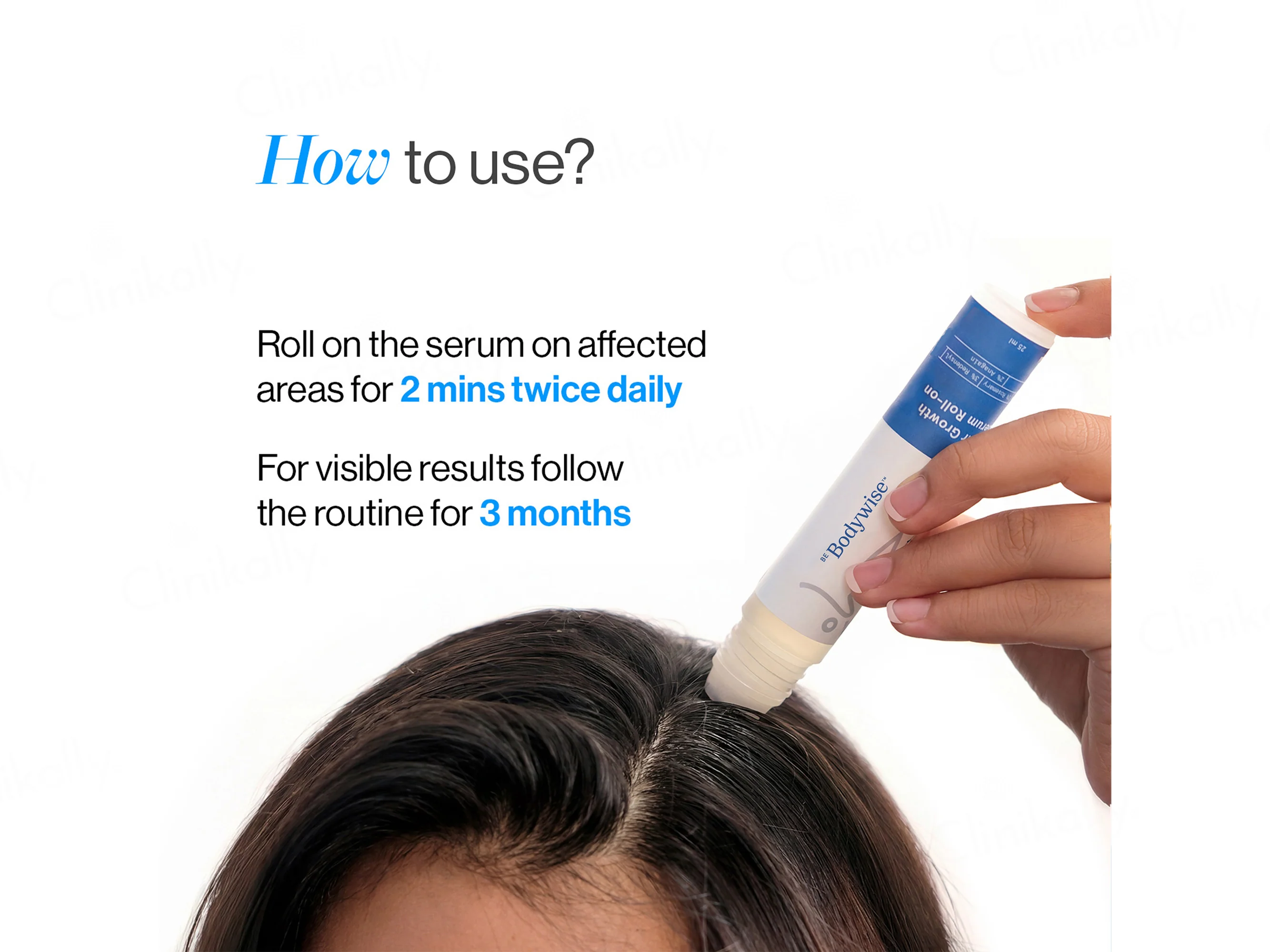 Be Bodywise Hair Growth Serum Roll-On - Image 4