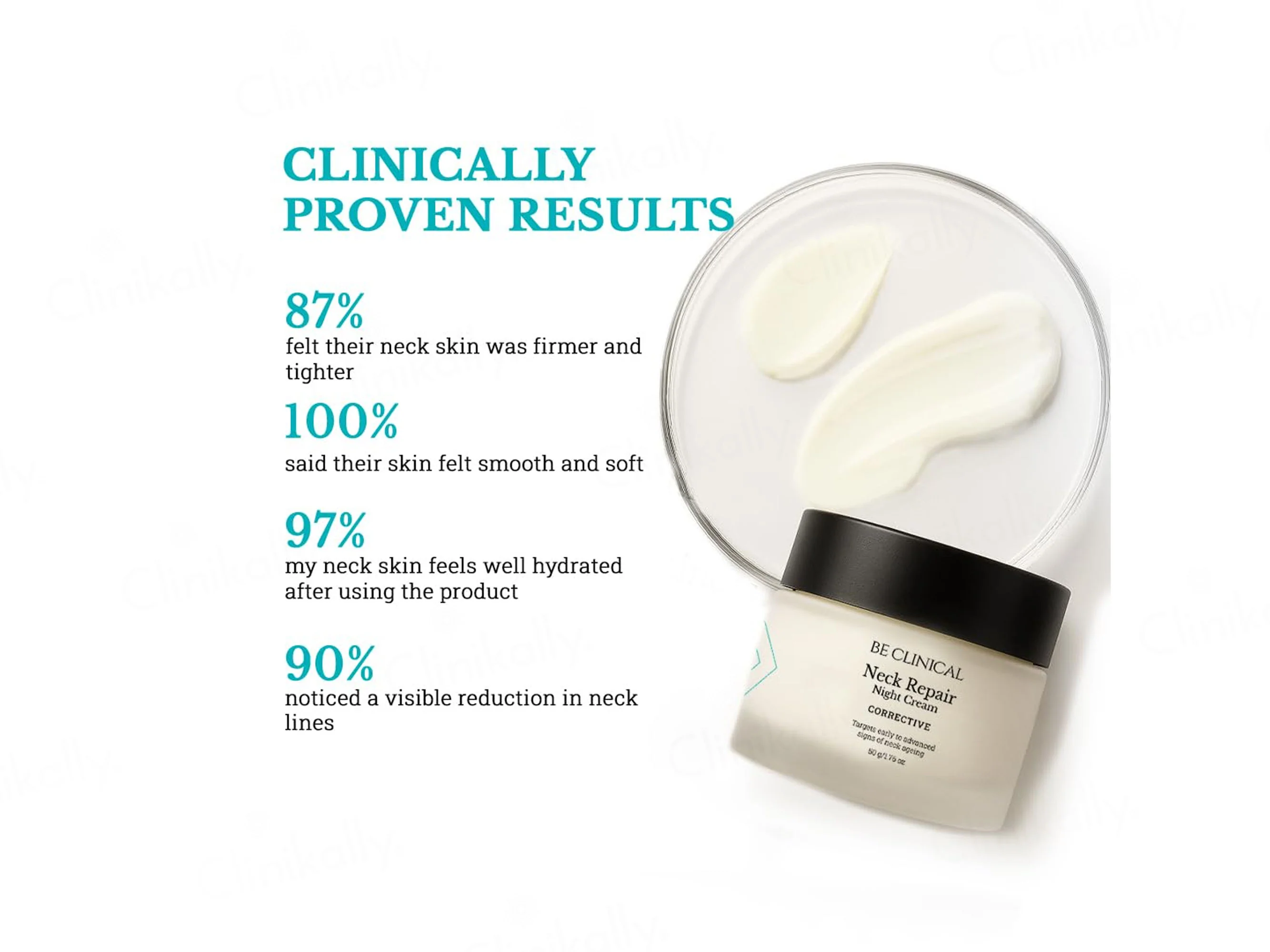 Be Clinical Neck Repair Night Cream - Image 3