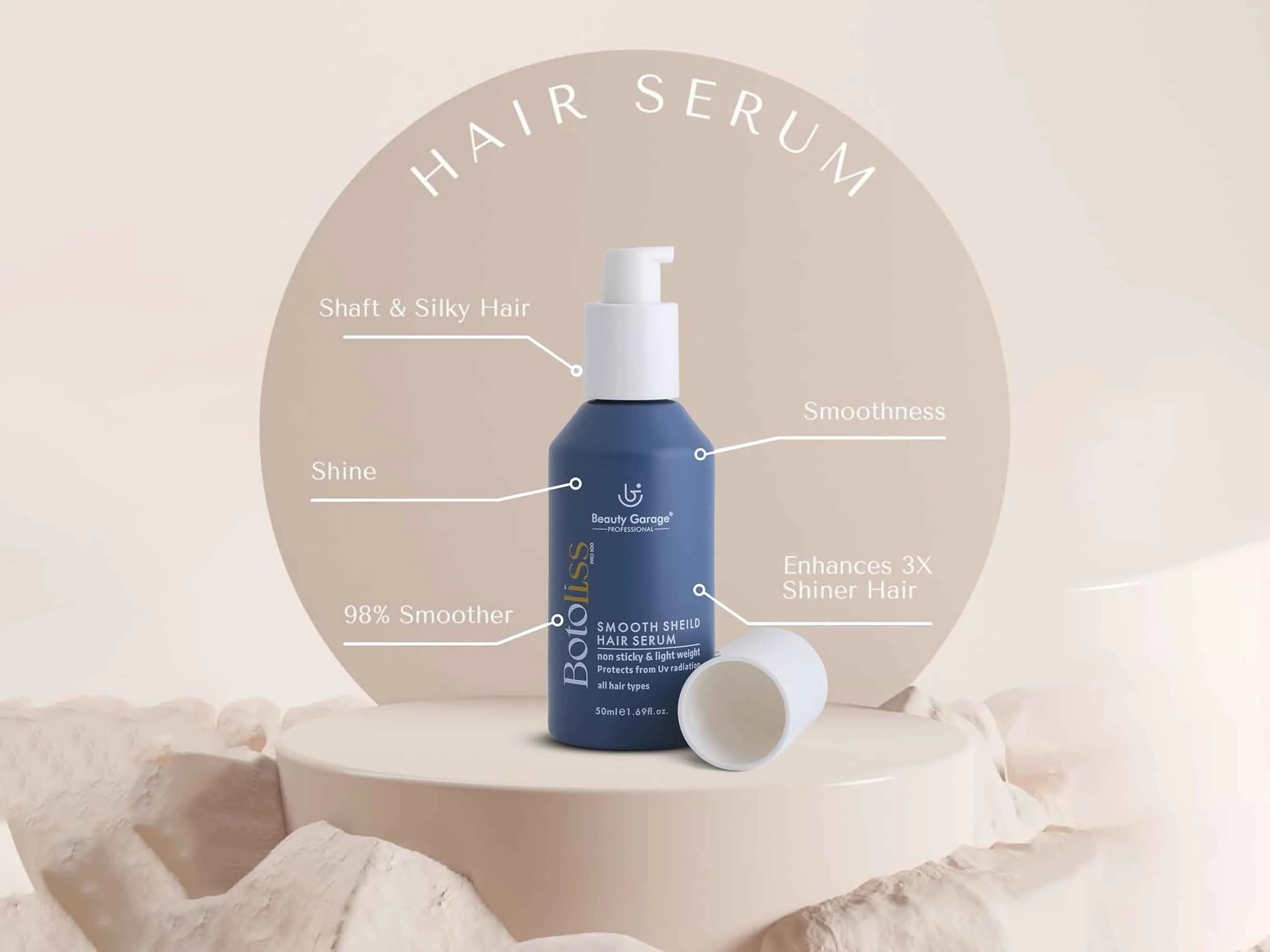 Beauty Garage Botoliss Smooth Shield Hair Serum - Image 3