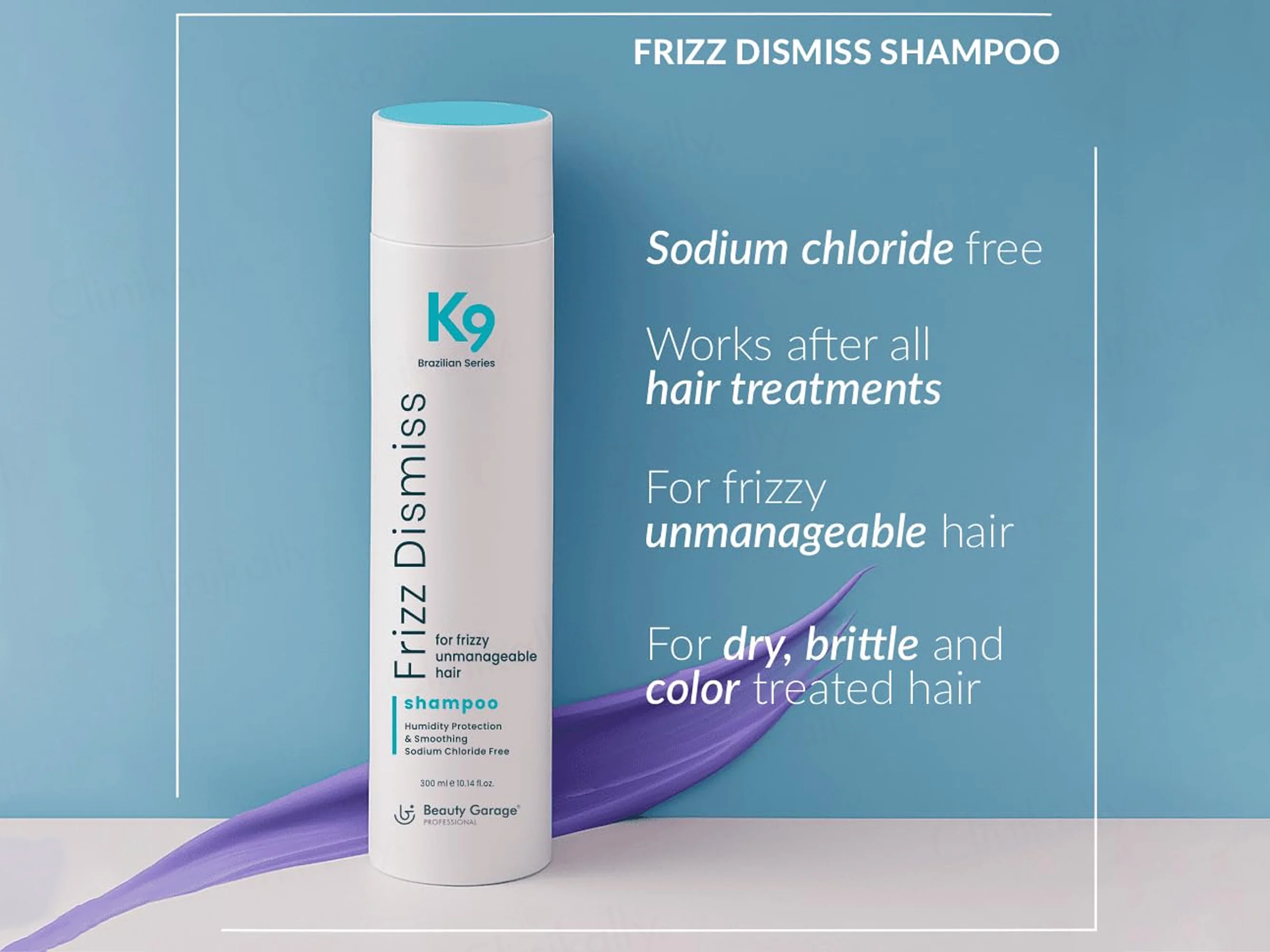 Beauty Garage K9 Frizz Dismiss Shampoo - Image 3