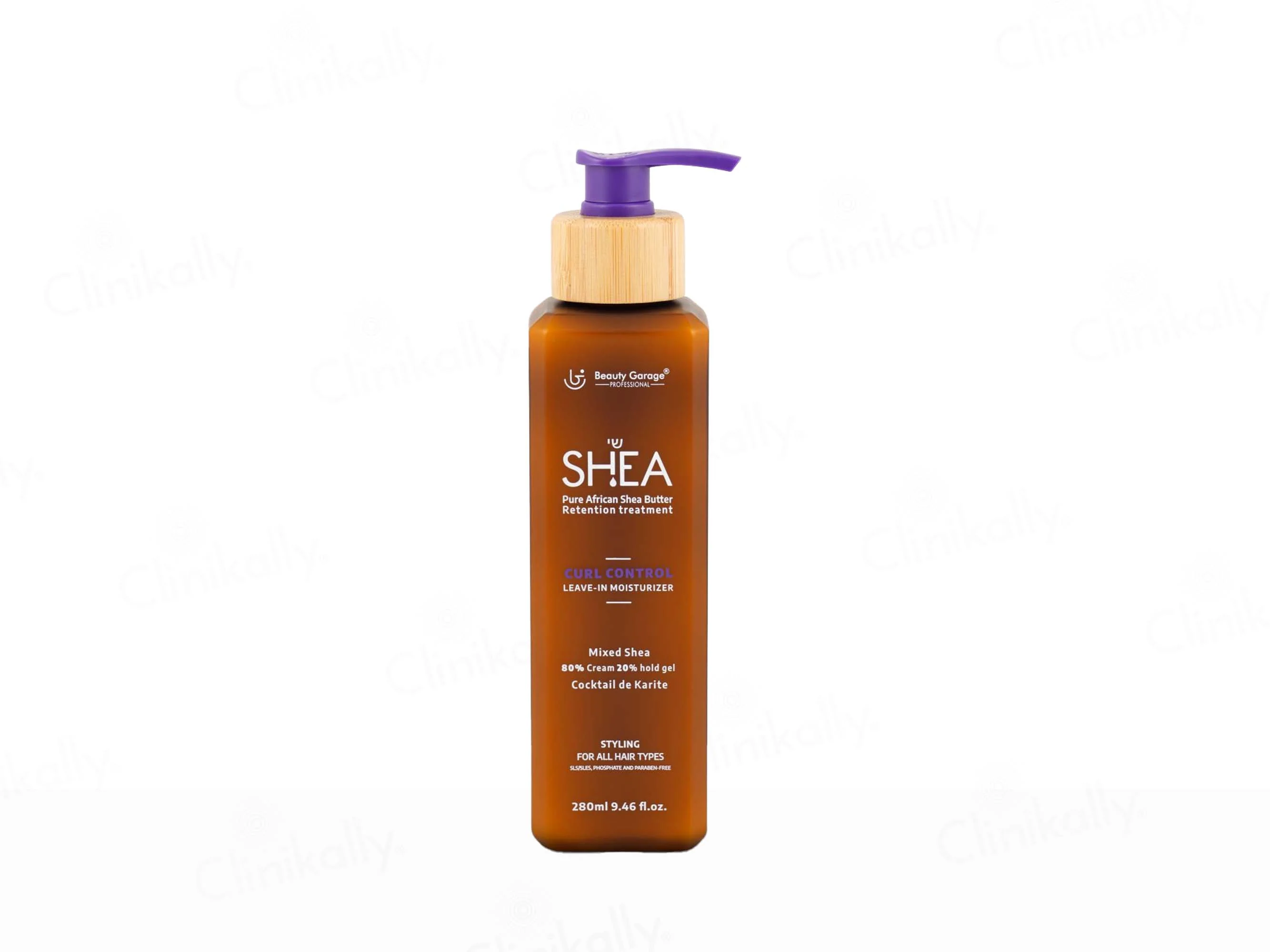Beauty Garage Pure African Shea Butter Retention Treatment Curl Control Leave-In Moisturizer (80/20)