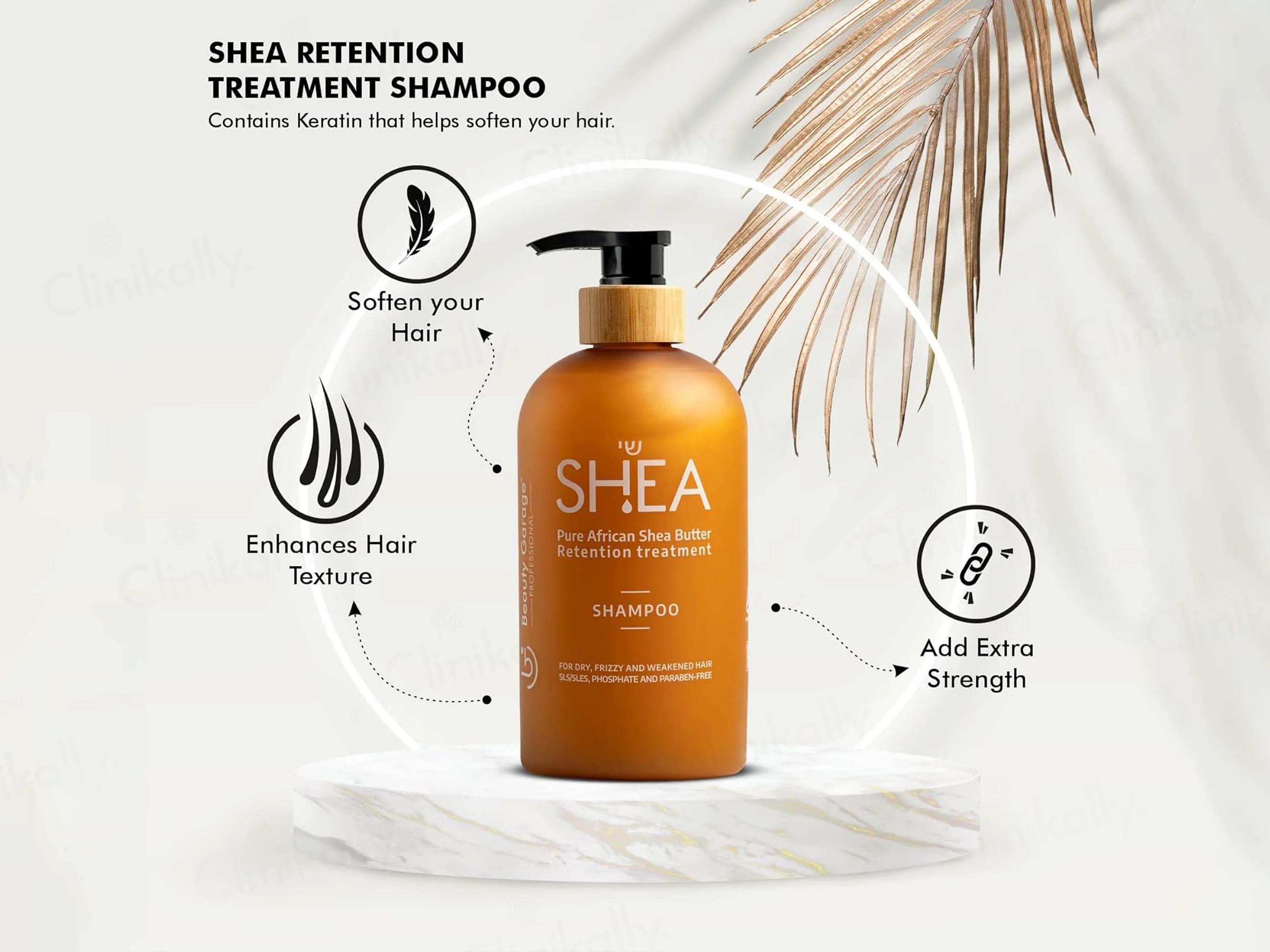 Beauty Garage Pure African Shea Butter Retention Treatment Shampoo - Image 7