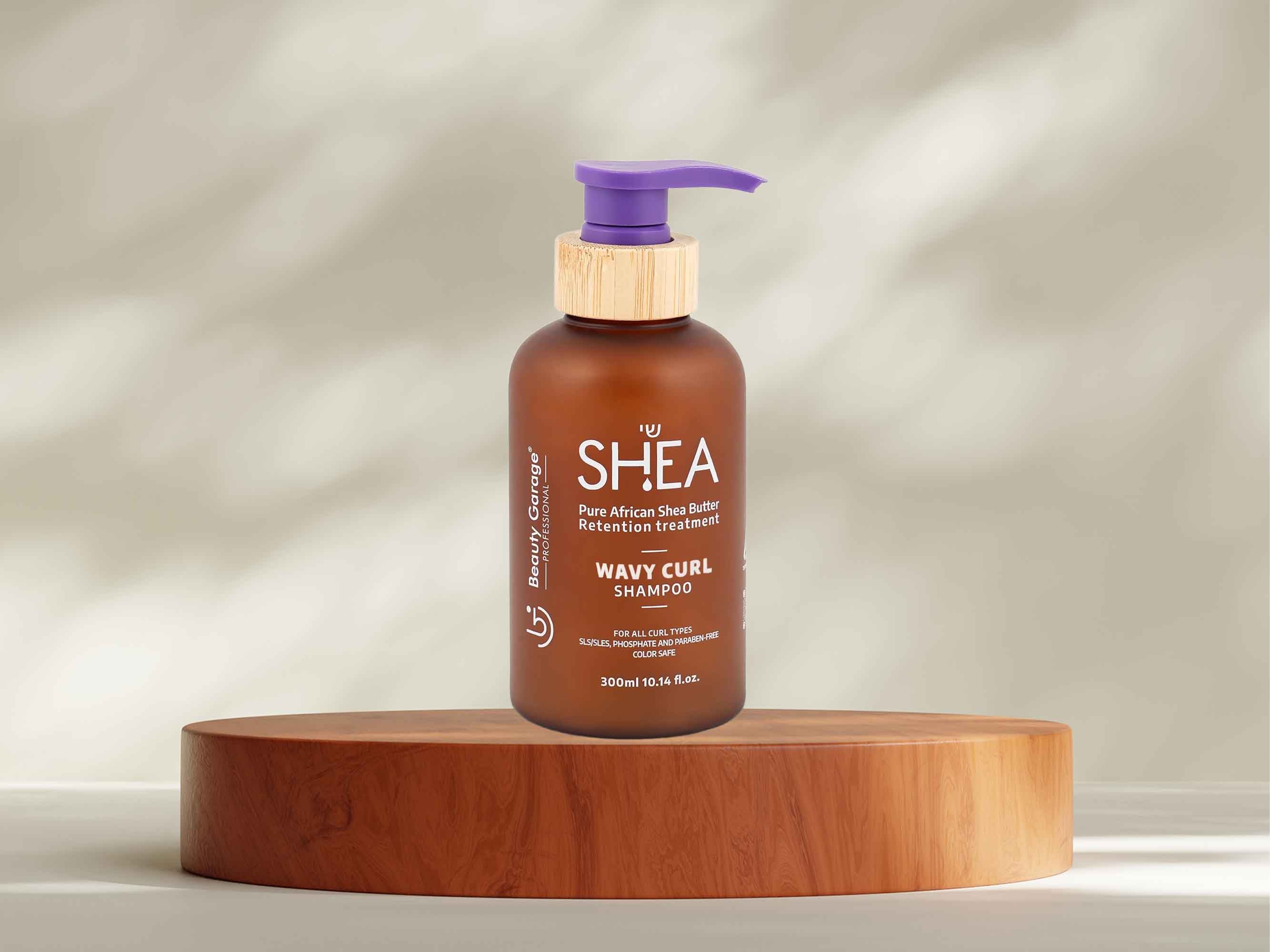 Beauty Garage Pure African Shea Butter Retention Treatment Wavy Curl Shampoo - Image 2
