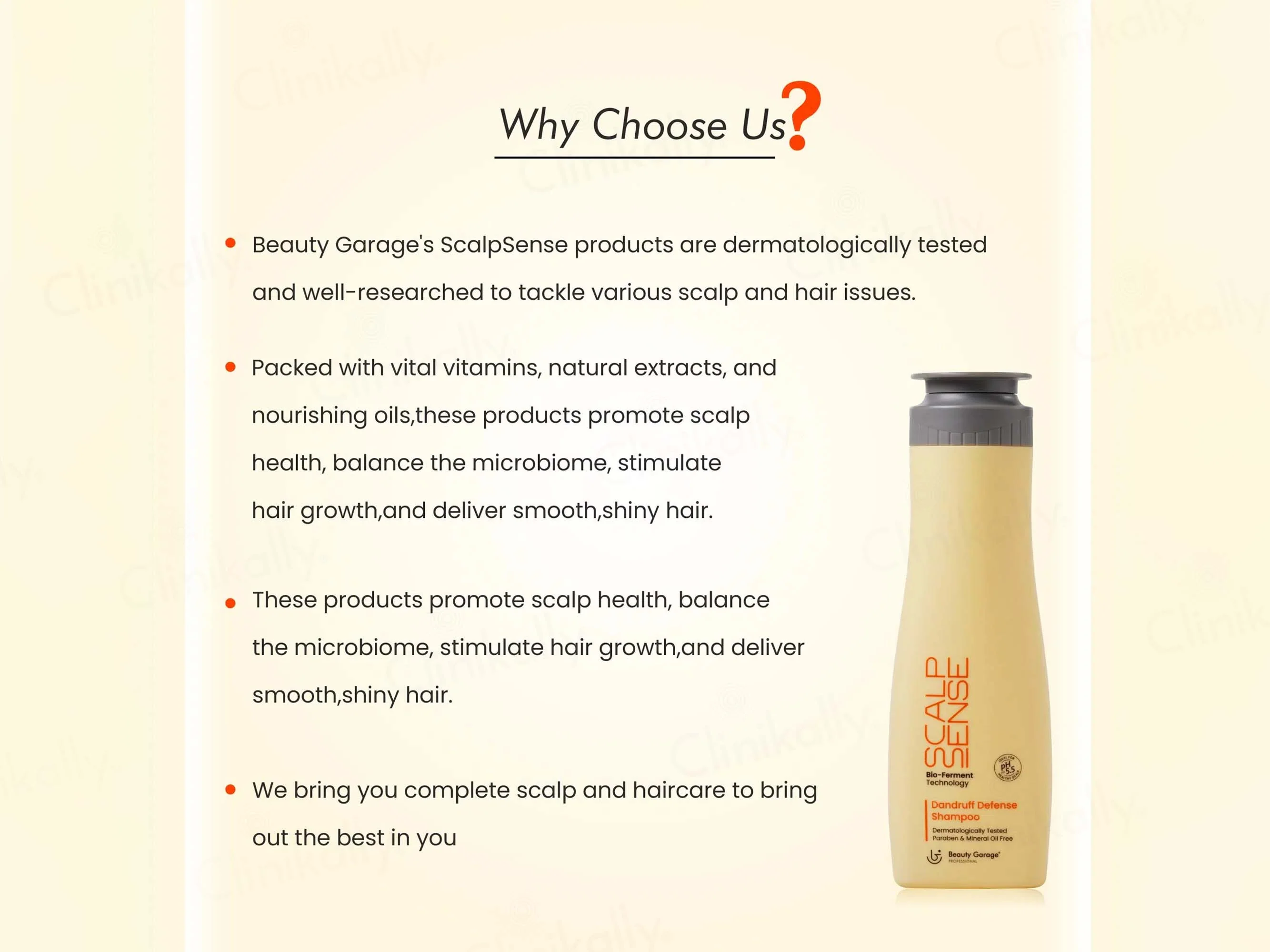 Beauty Garage Scalp Sense Dandruff Defense Shampoo - Image 3