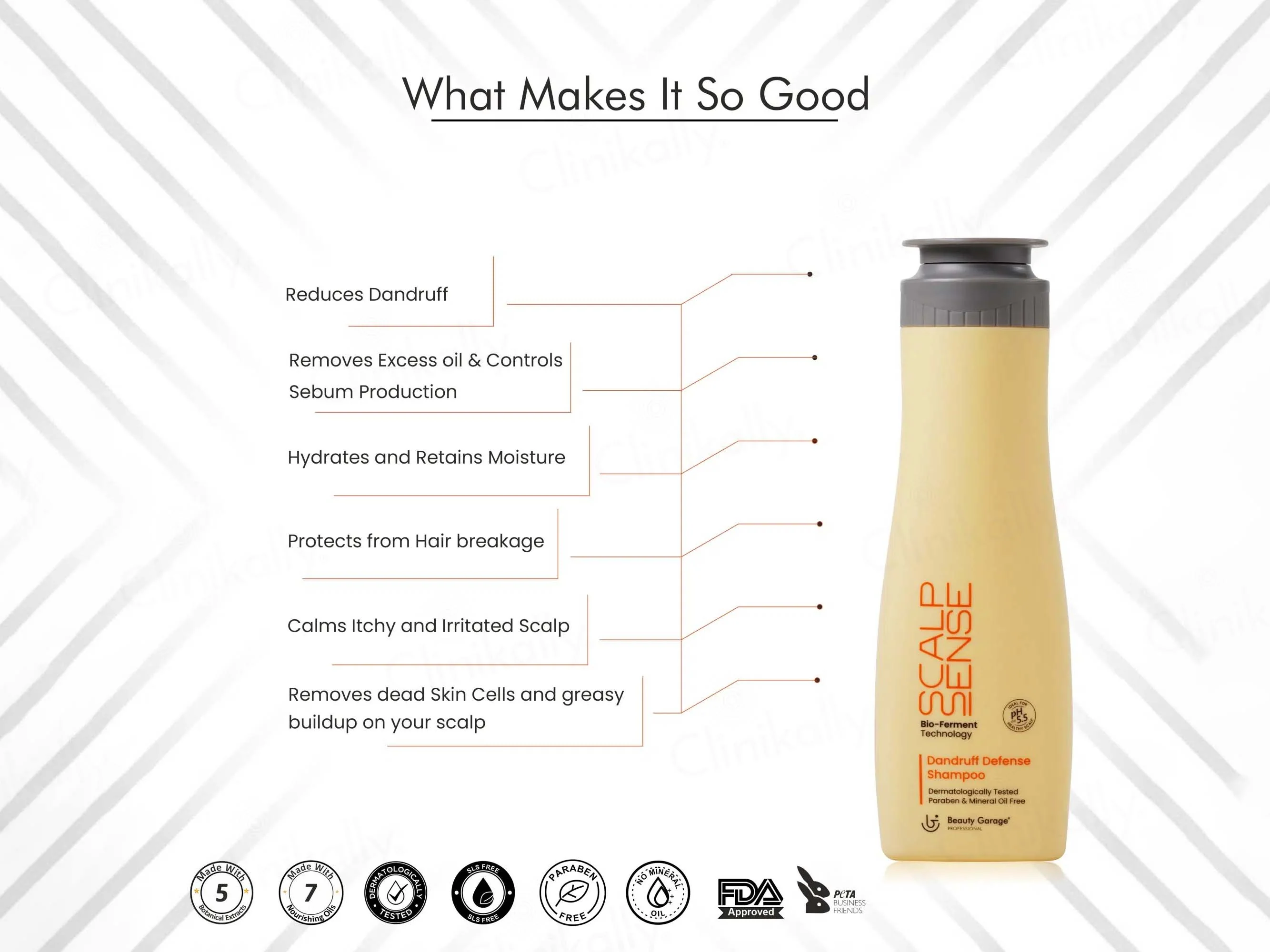 Beauty Garage Scalp Sense Dandruff Defense Shampoo - Image 4