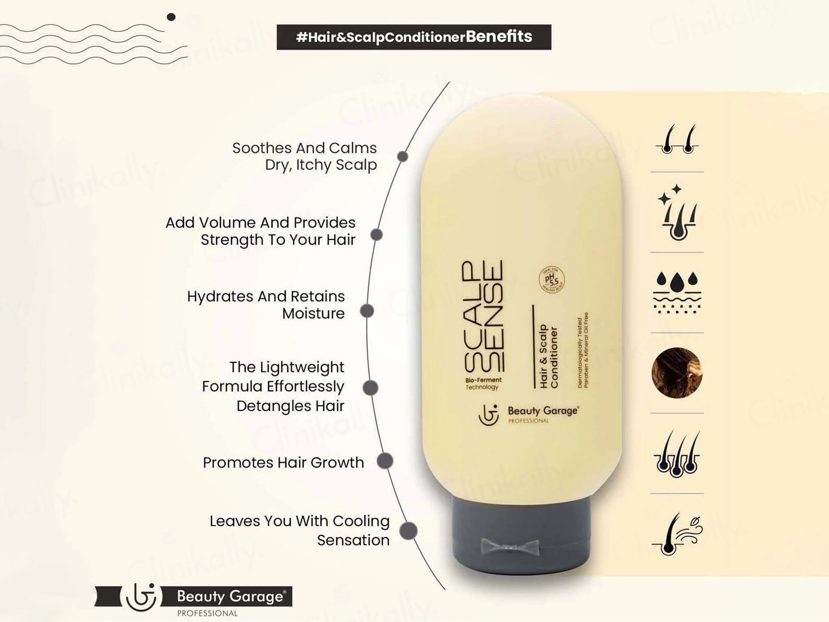 Beauty Garage Scalp Sense Hair & Scalp Conditioner - Image 4