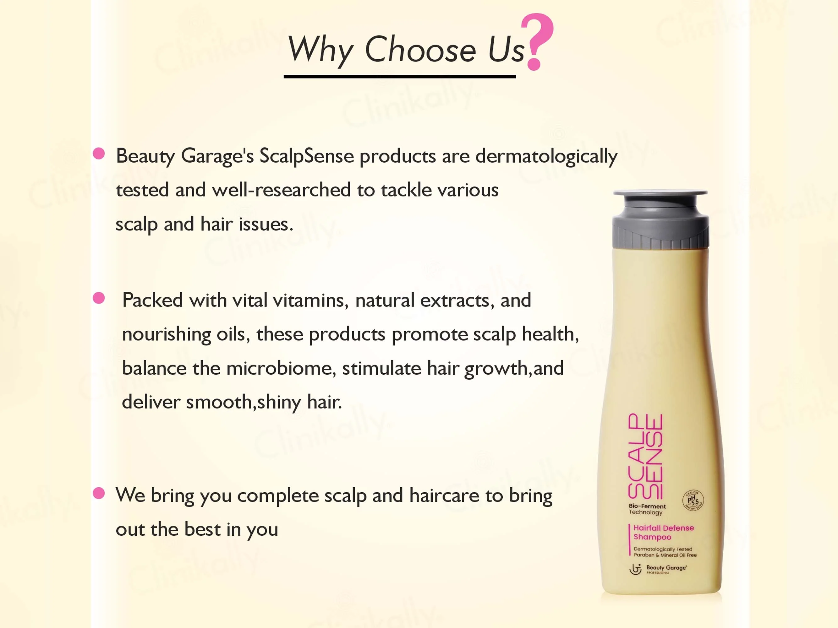 Beauty Garage Scalp Sense Hairfall Defense Shampoo - Image 3