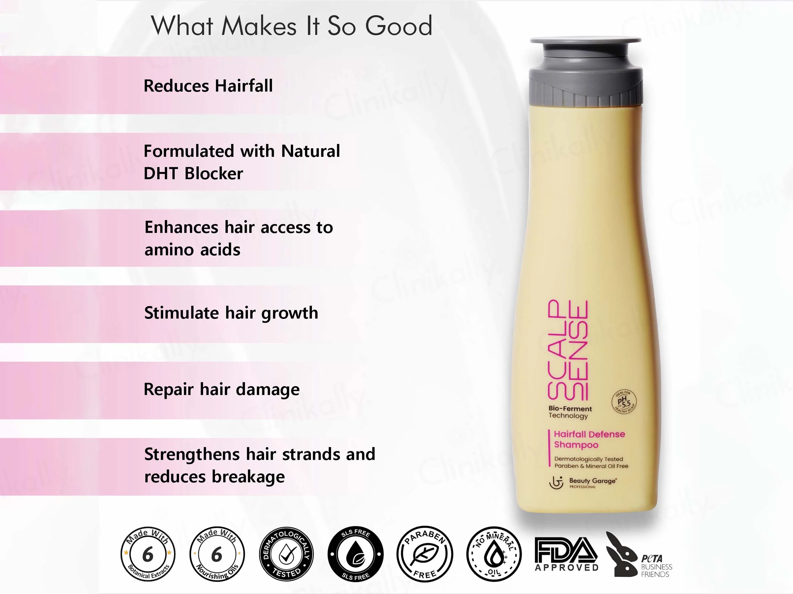 Beauty Garage Scalp Sense Hairfall Defense Shampoo - Image 4