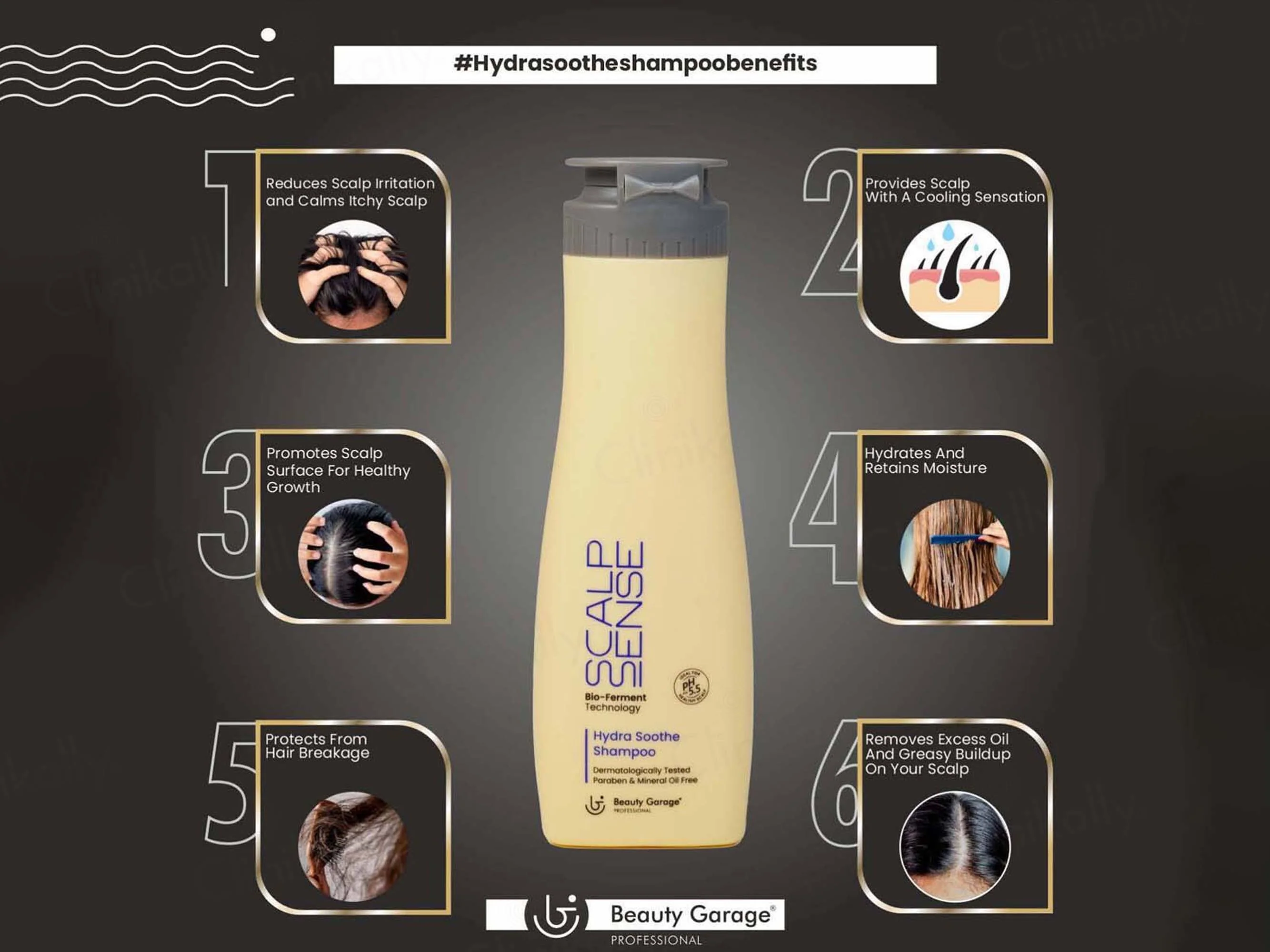 Beauty Garage Scalp Sense Hydra Soothe Shampoo - Image 4