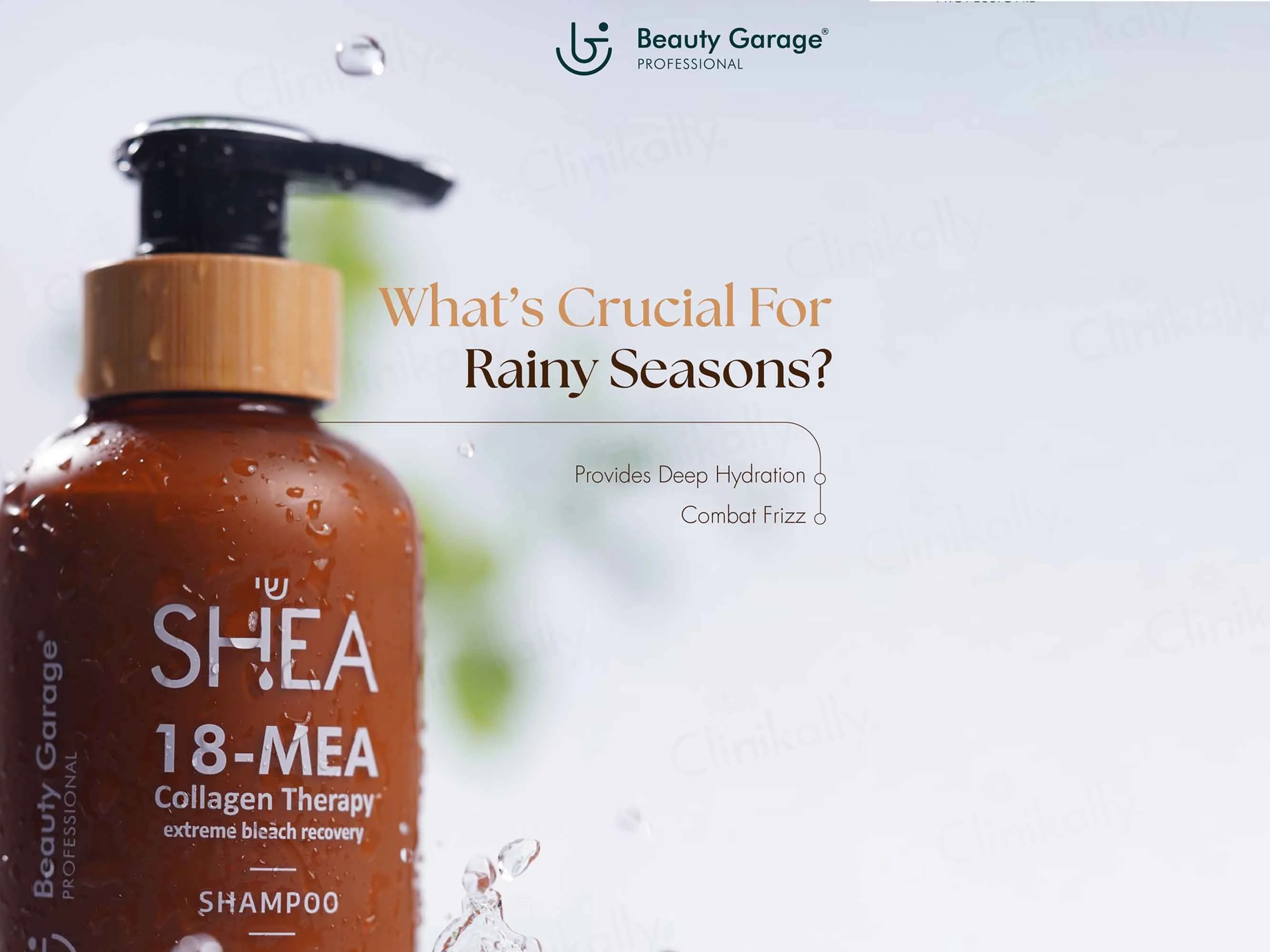Beauty Garage Shea 18-MEA Collagen Therapy Shampoo - Image 3