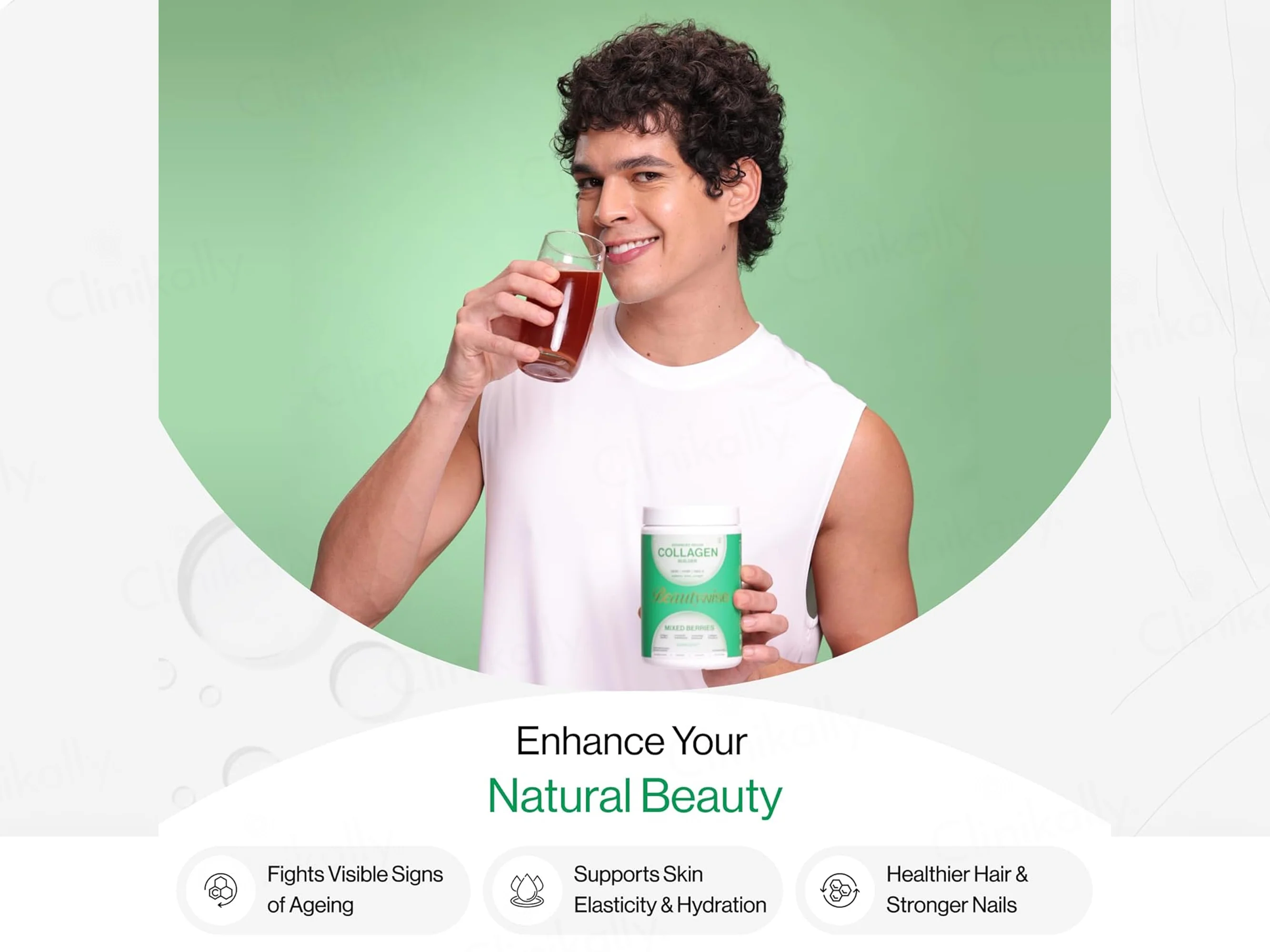 Beautywise Advanced Vegan Collagen Builder Powder - Mixed Berries Flavour - Image 3
