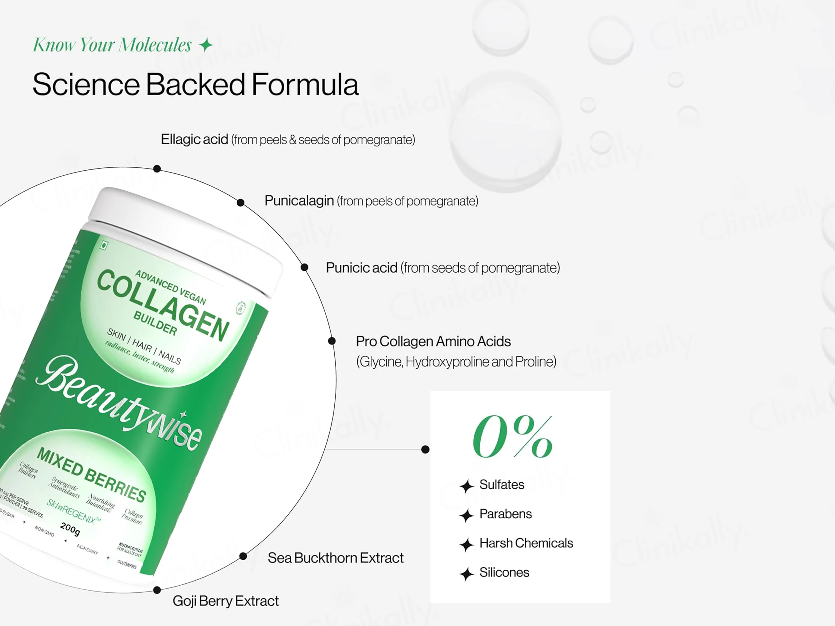 Beautywise Advanced Vegan Collagen Builder Powder - Mixed Berries Flavour - Image 4
