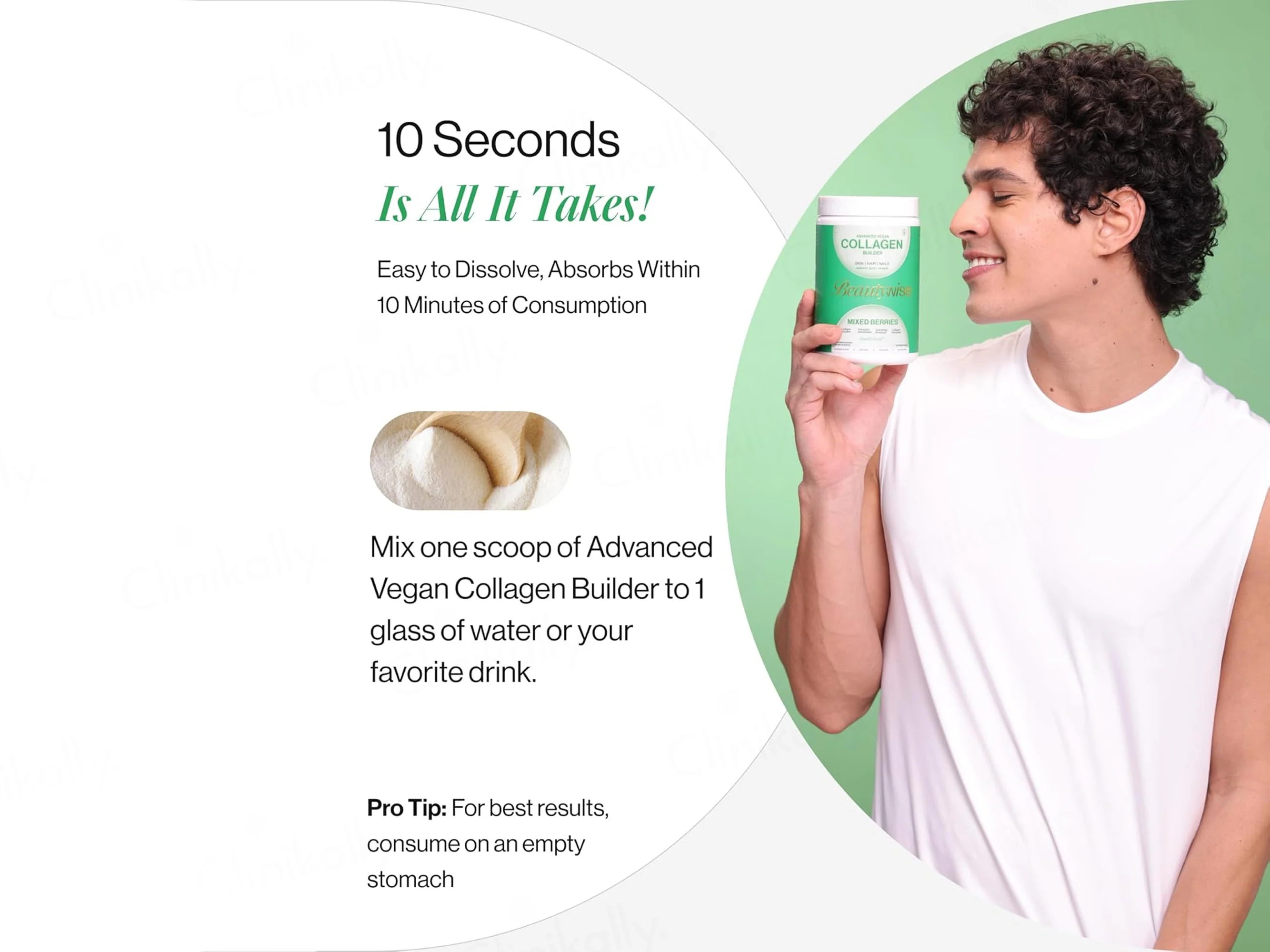Beautywise Advanced Vegan Collagen Builder Powder - Mixed Berries Flavour - Image 7