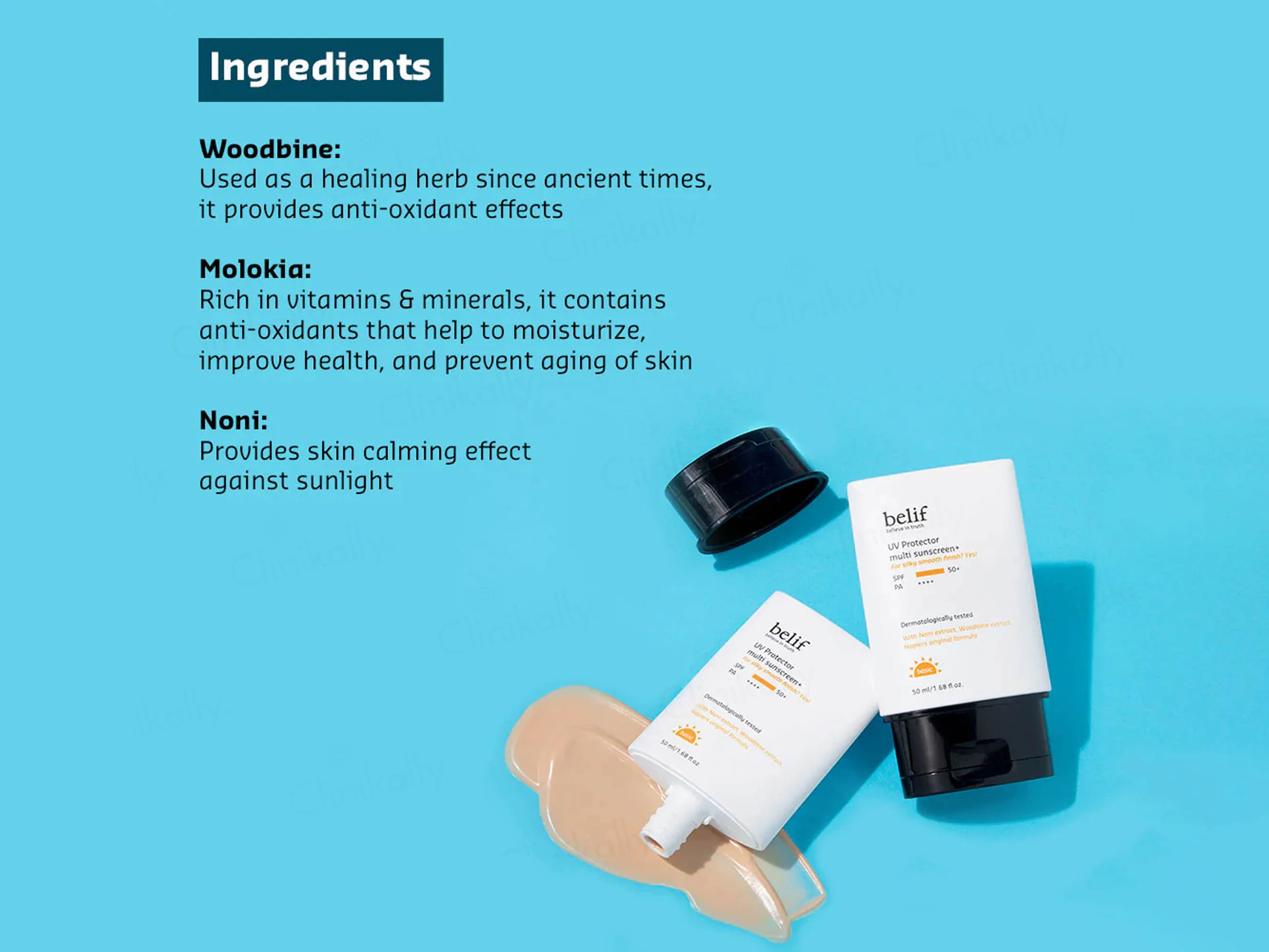 Belif UV Protector Multi Sunscreen SPF 50+ PA++++ - Image 3