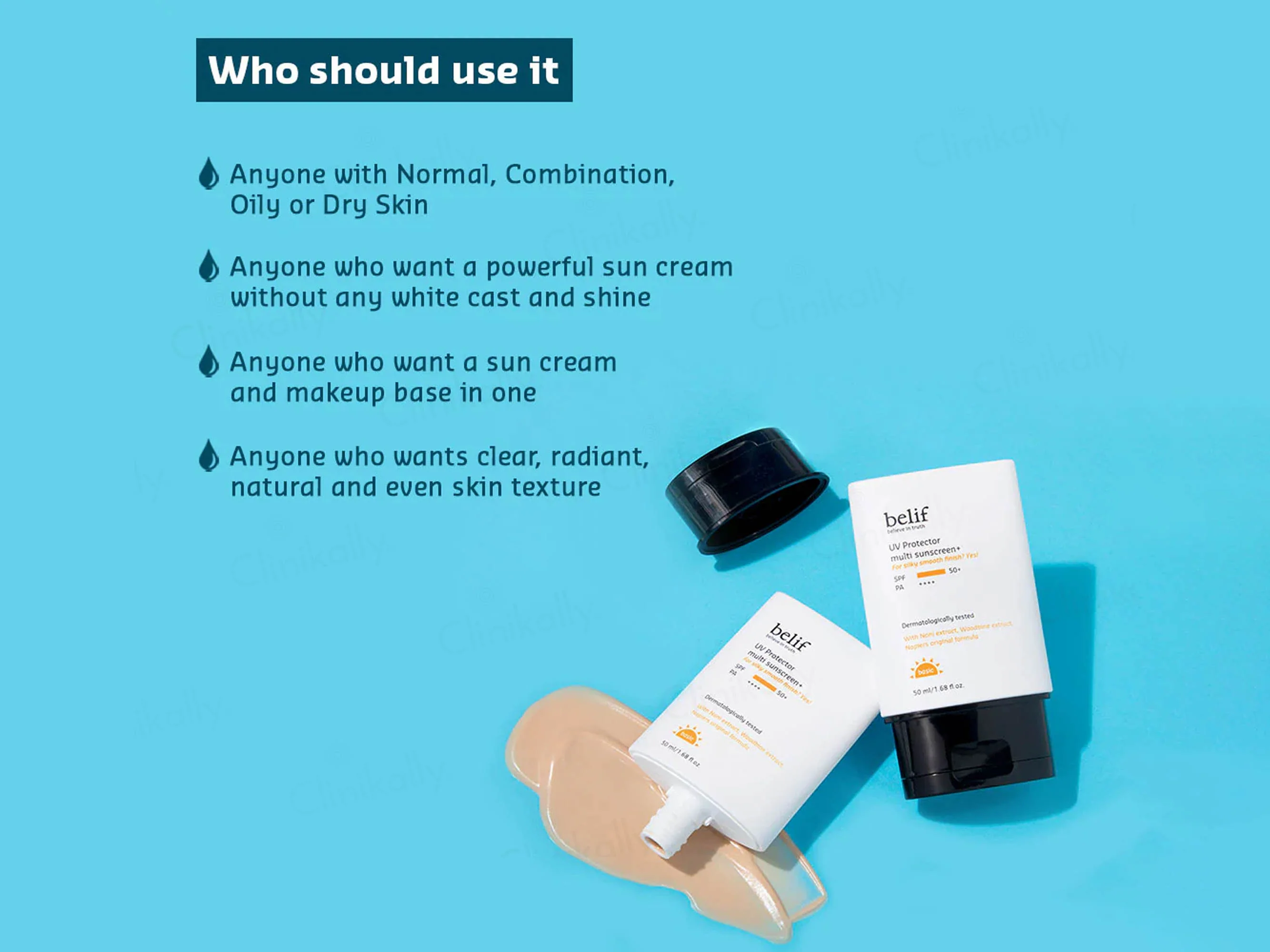 Belif UV Protector Multi Sunscreen SPF 50+ PA++++ - Image 4