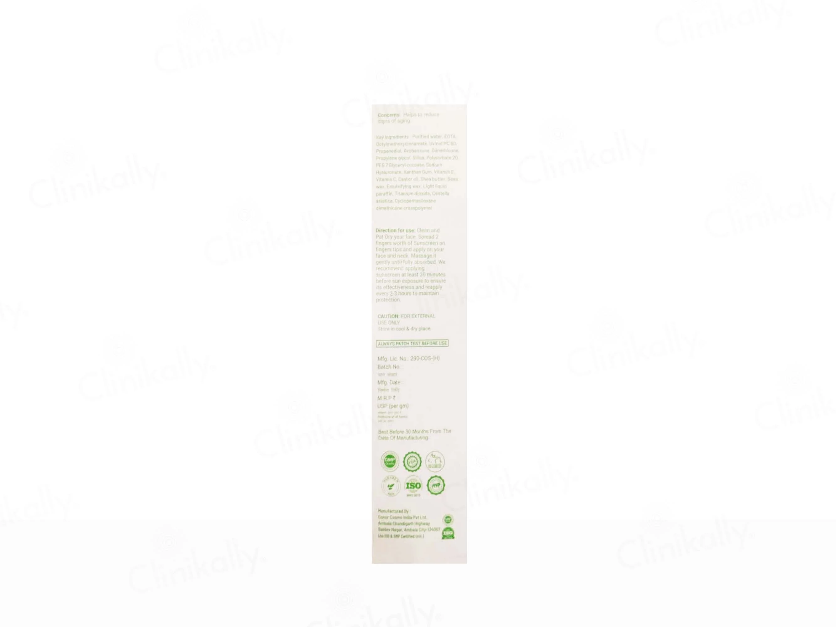 Bellacos Healthcare Bellarays Centella Asiatica Sunscreen SPF 50 PA++++ - Image 3