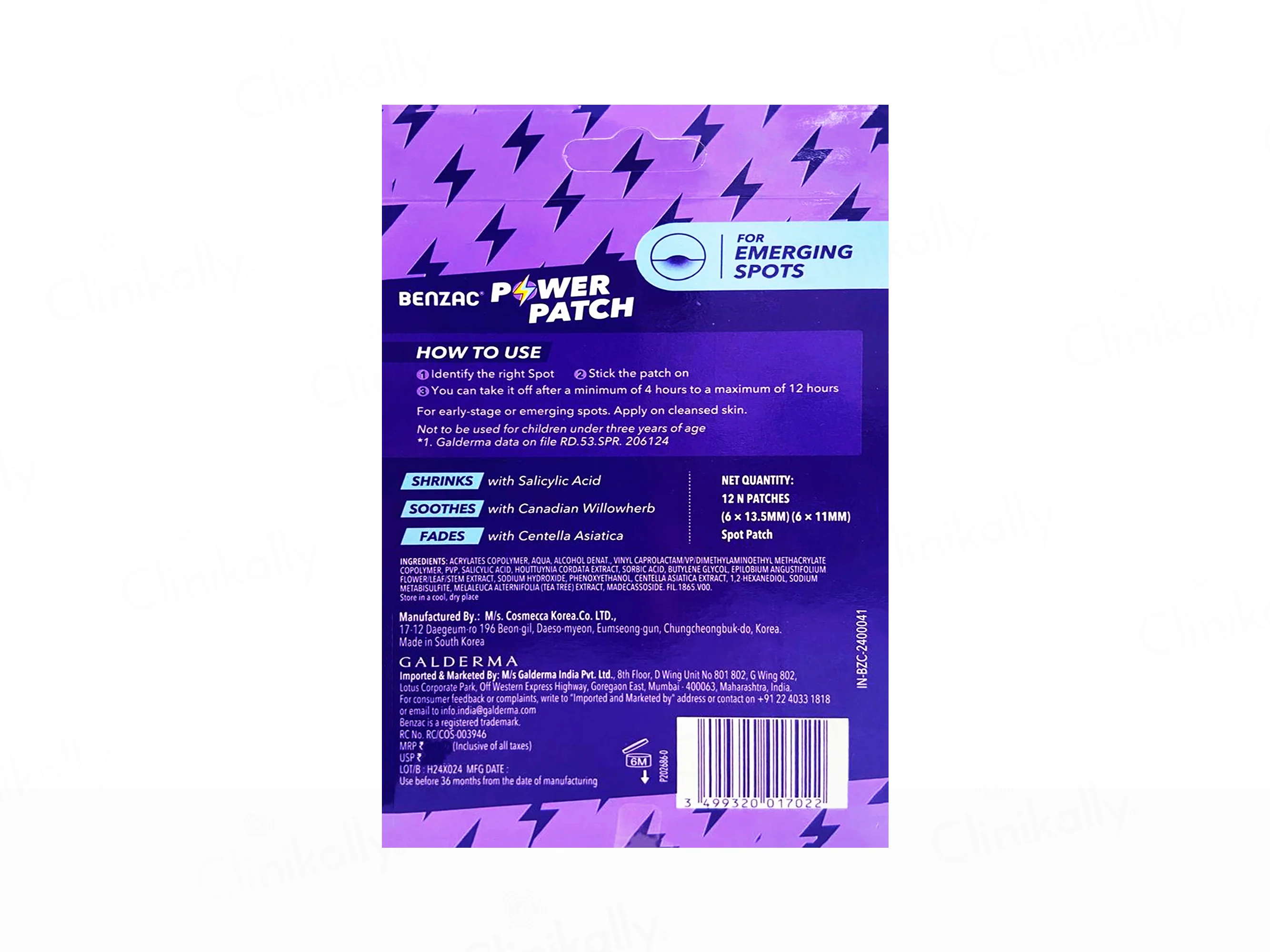 Benzac 3-In-1 Power Patch Fast Fix For Emerging Spots - Image 2
