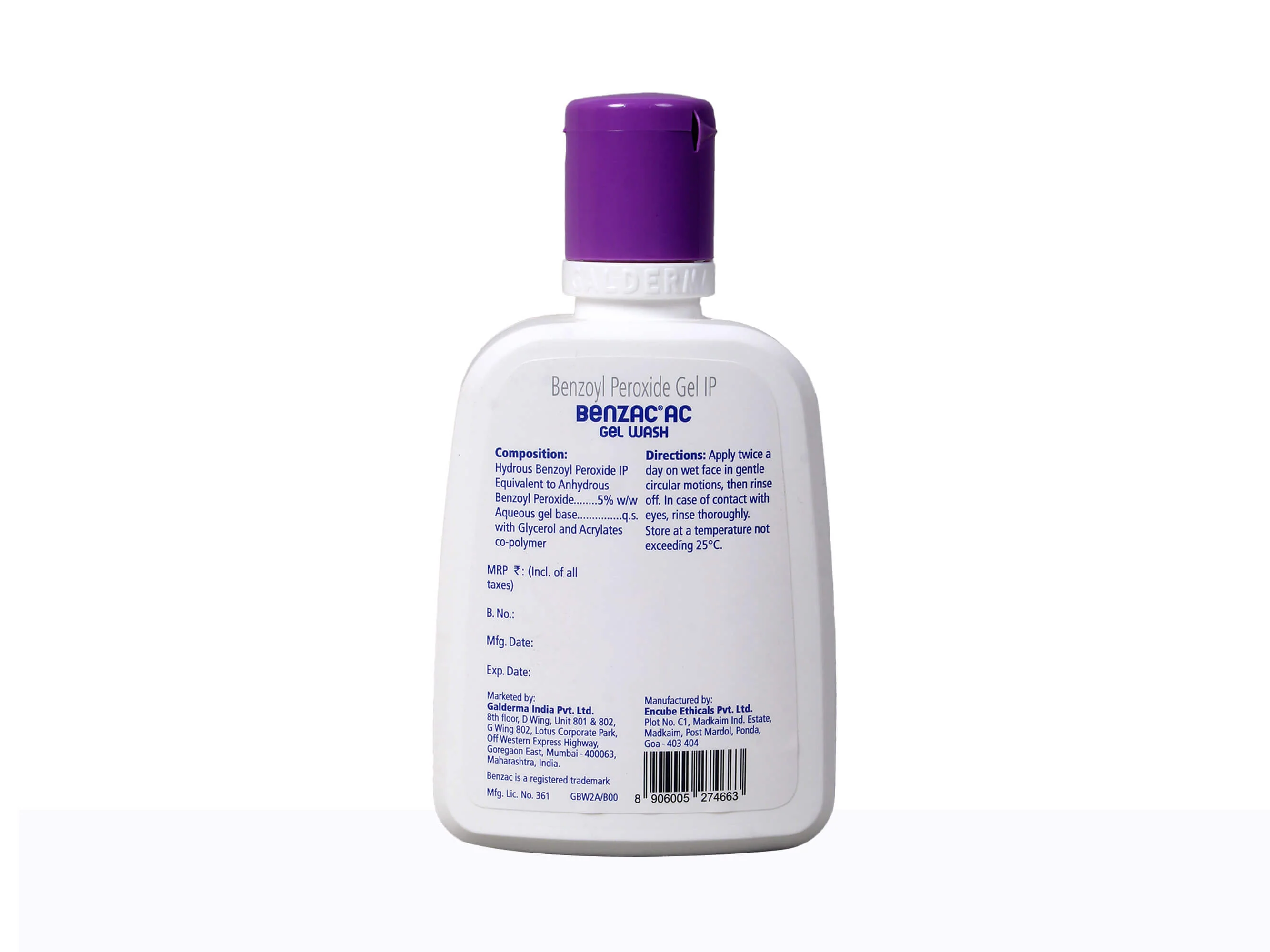Benzac AC 5% Gel Wash - Image 2