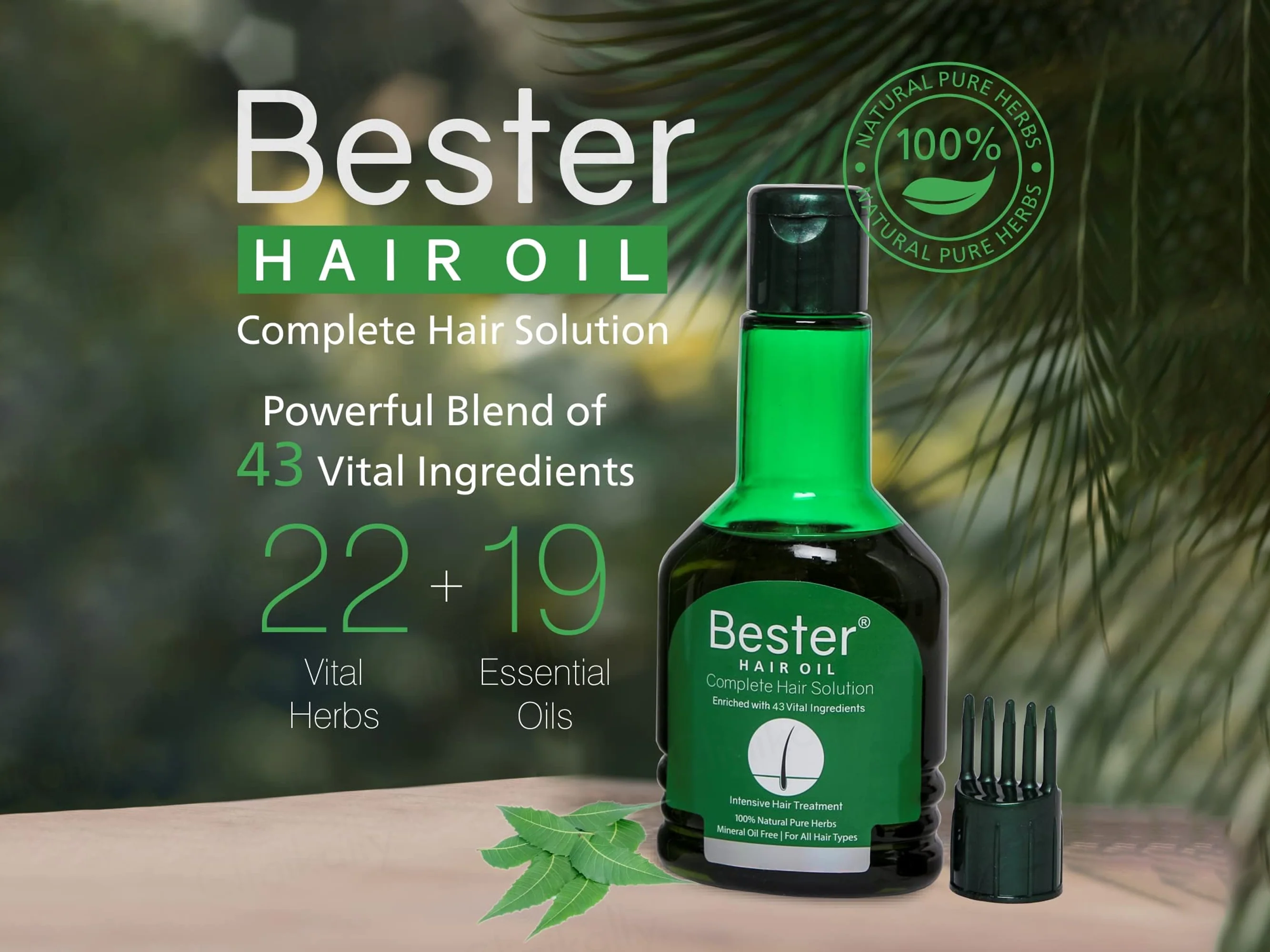 Bester Natural Herbal Hair Oil - Image 3