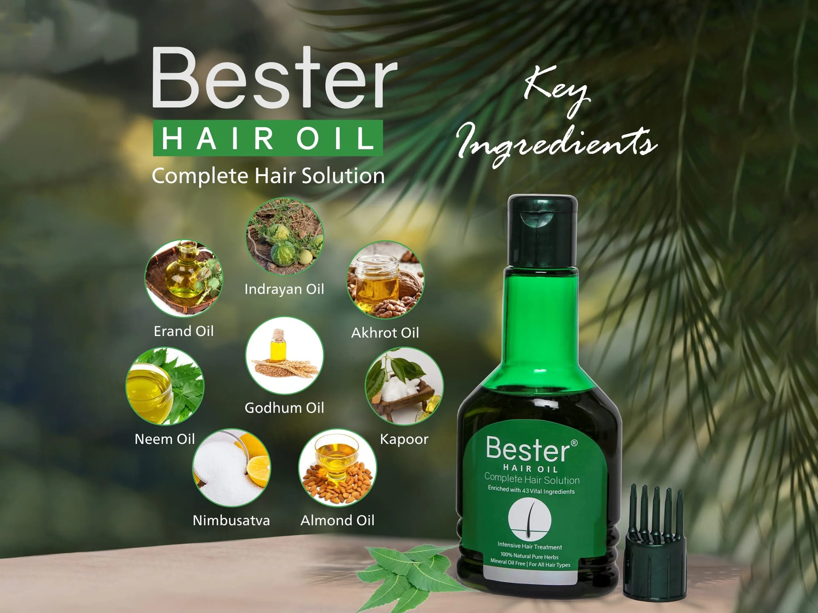 Bester Natural Herbal Hair Oil - Image 4
