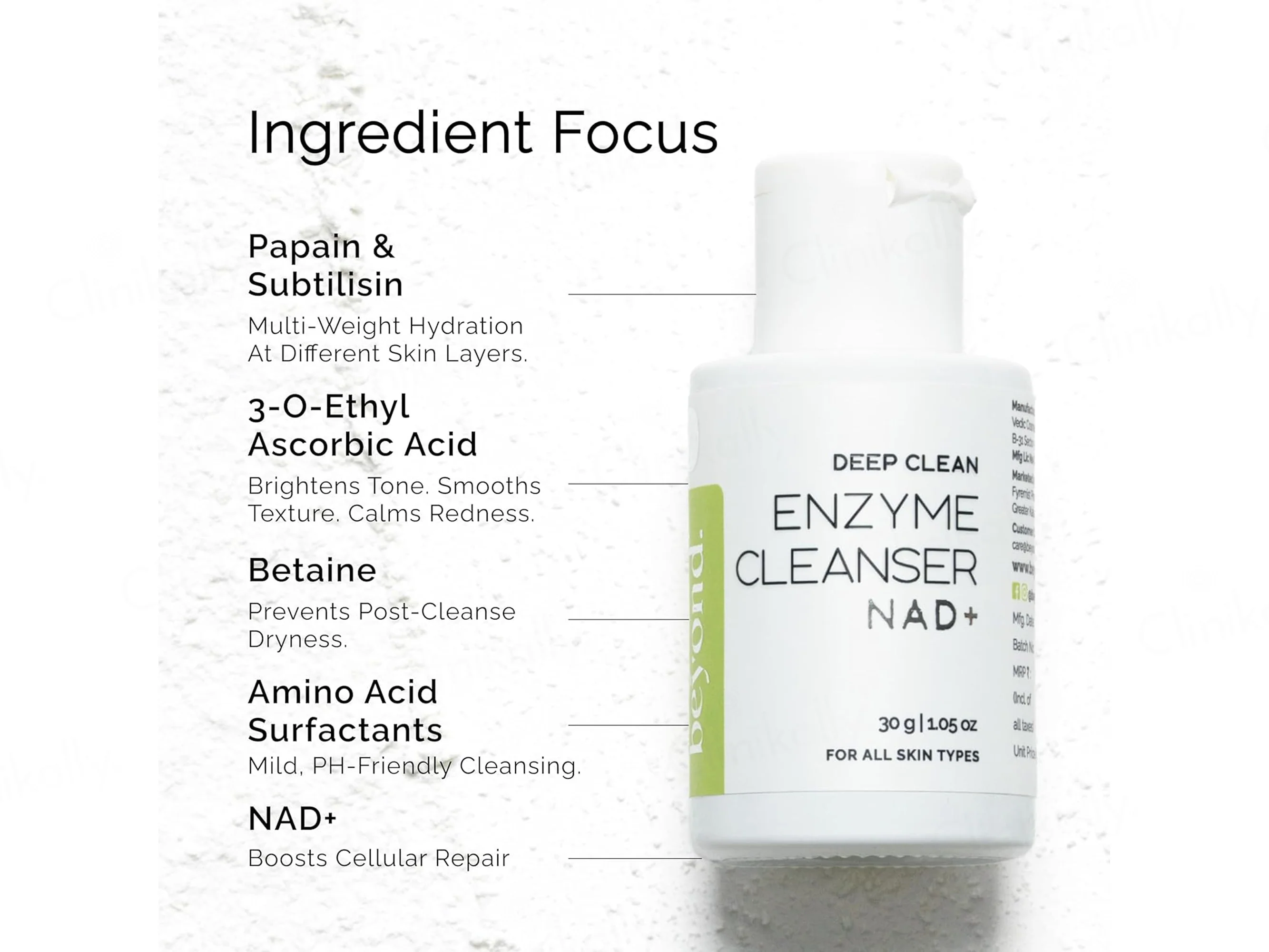 Beyond Beyond NAD+ Deep Clean Enzyme Cleanser - Image 4