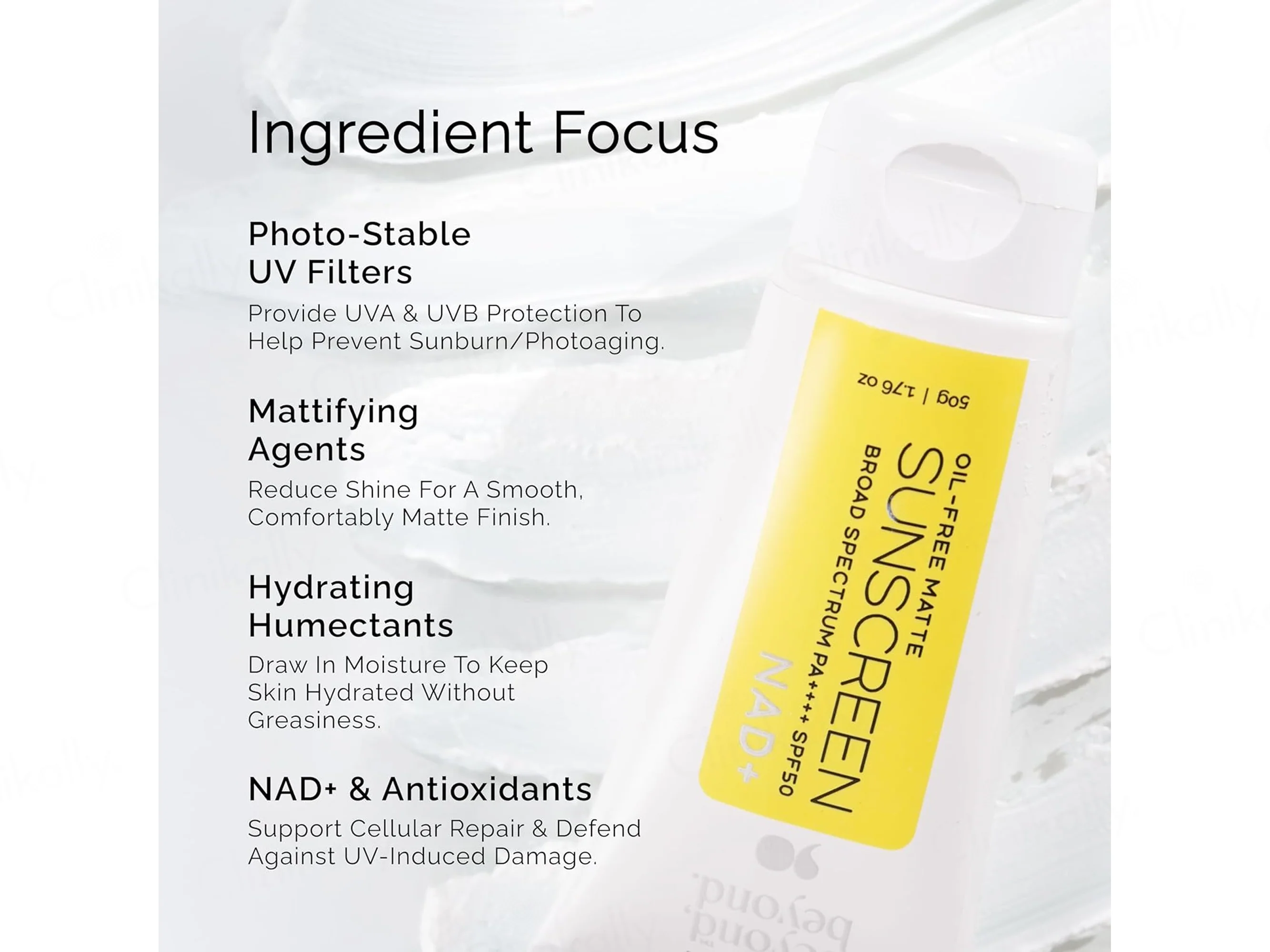 Beyond Beyond NAD+ Oil-Free Matte Sunscreen SPF 50 PA++++ - Image 12