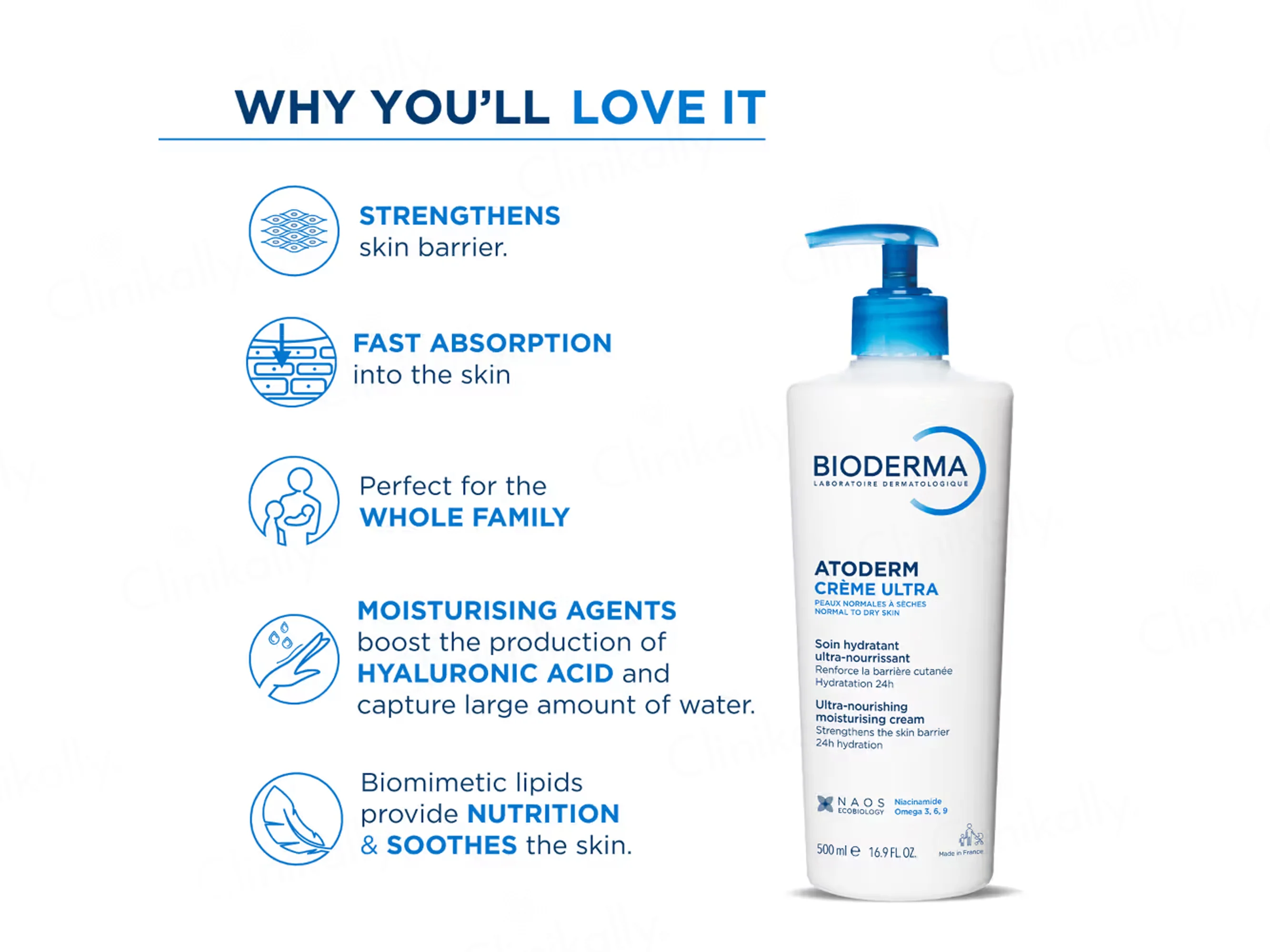 Bioderma Atoderm Crème Ultra Nourishing Moisturising Cream - Image 8
