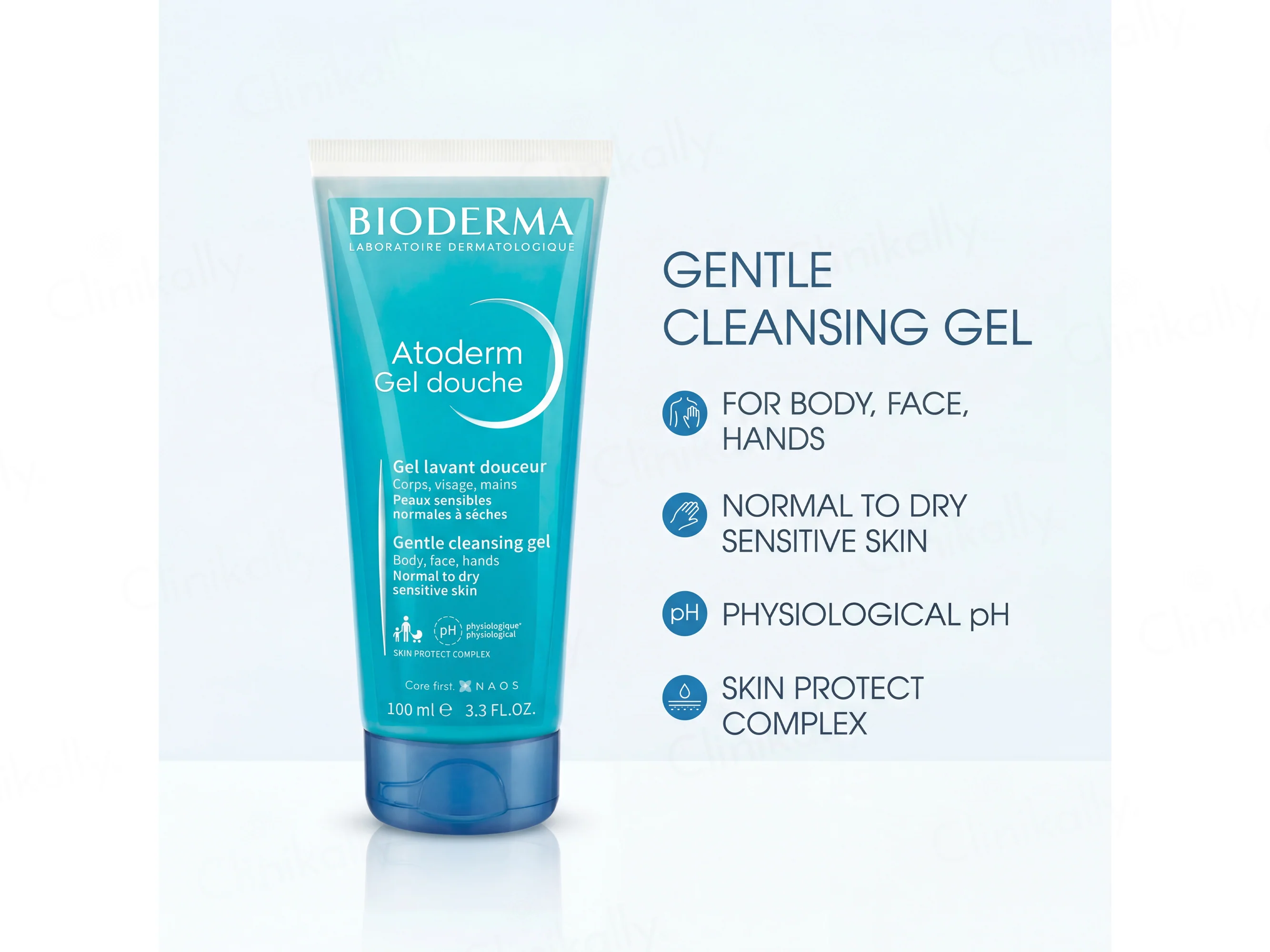 Bioderma Atoderm Gel Douche Gentle Cleansing Gel For Normal To Dry & Sensitive Skin - Image 2