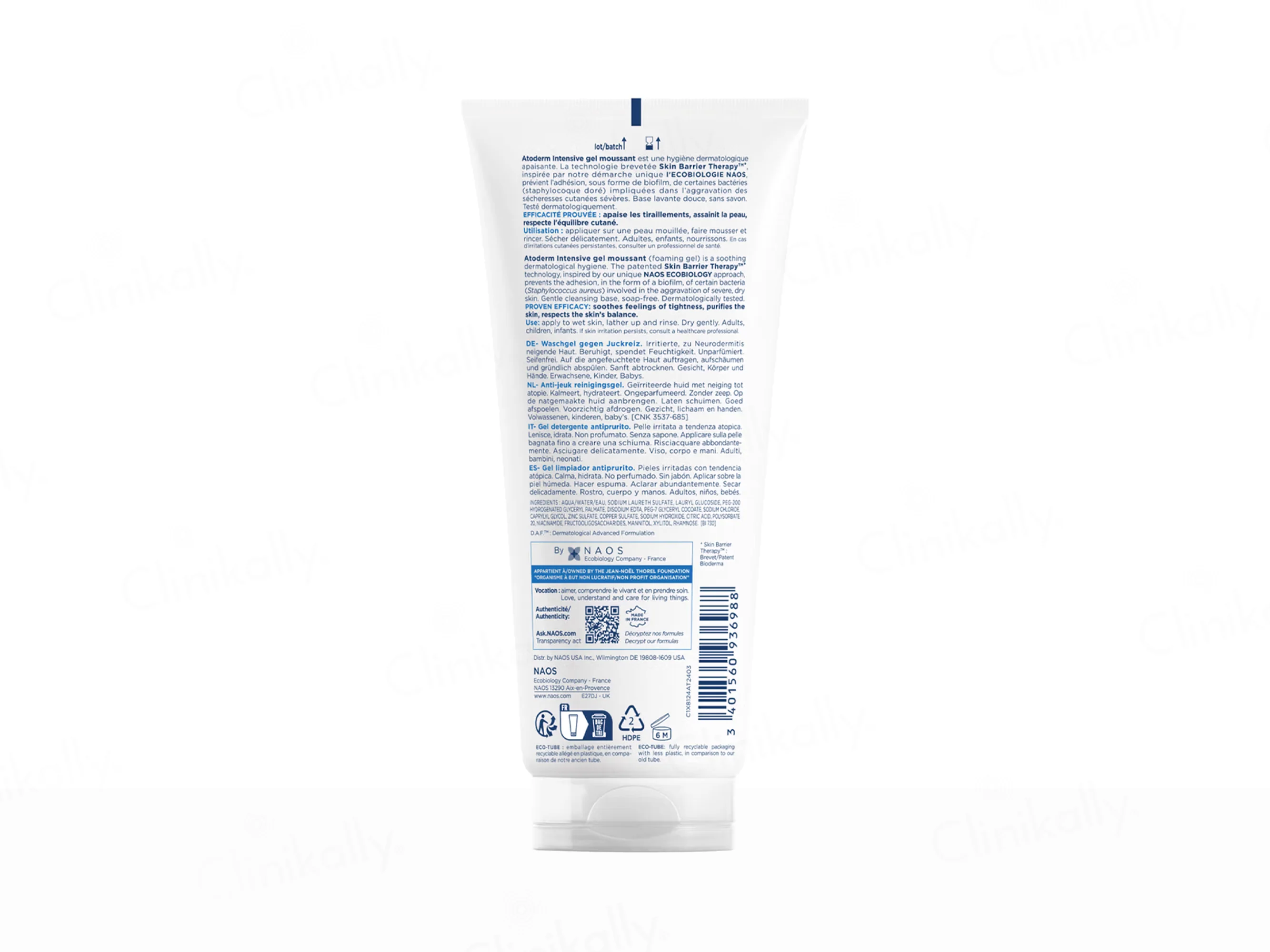 Bioderma Atoderm Intensive Gel Moussant Anti-Itching Cleansing Gel - Image 9
