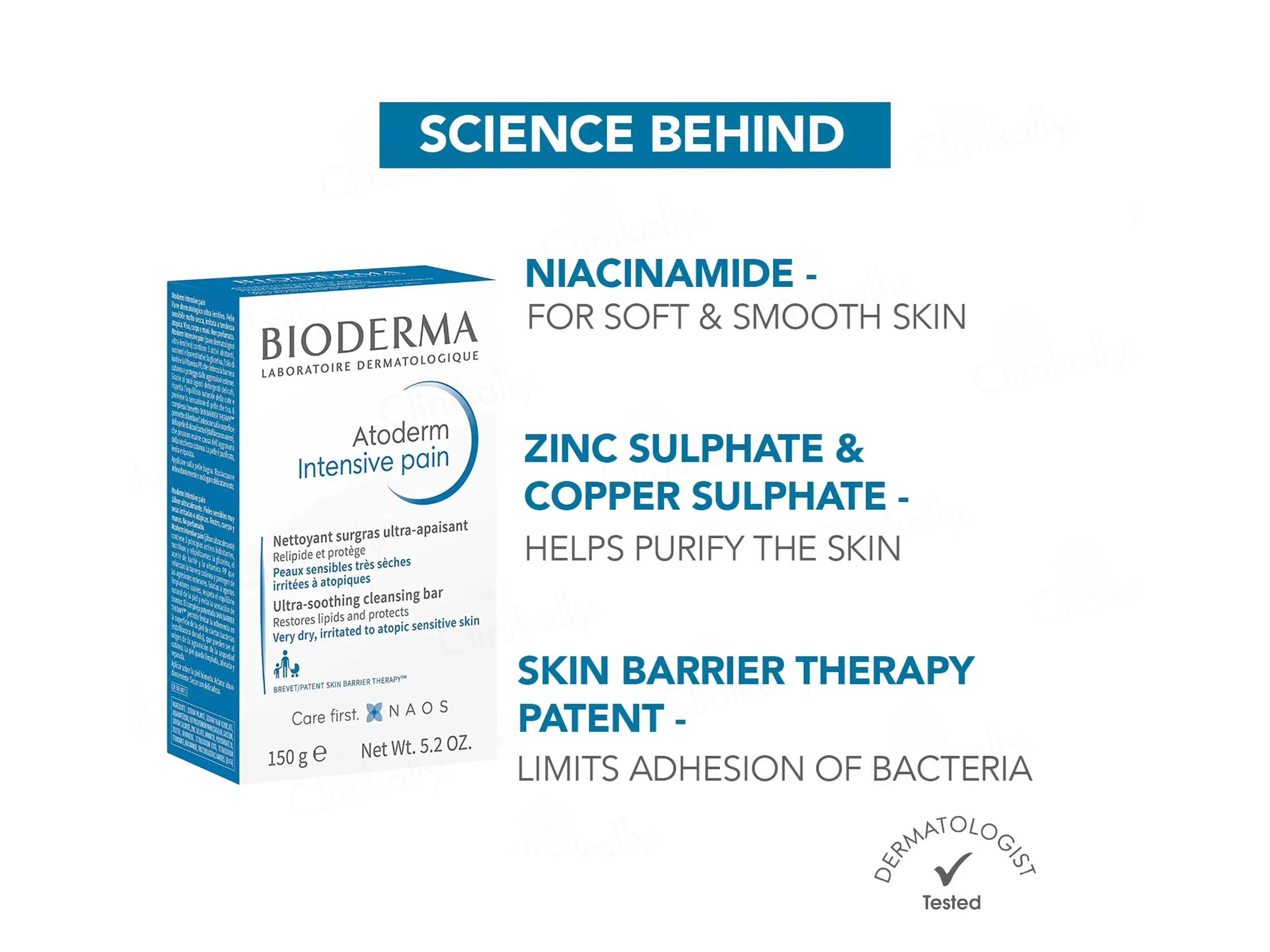 Bioderma Atoderm Intensive Pain Ultra-Soothing Cleansing Bar - Image 3