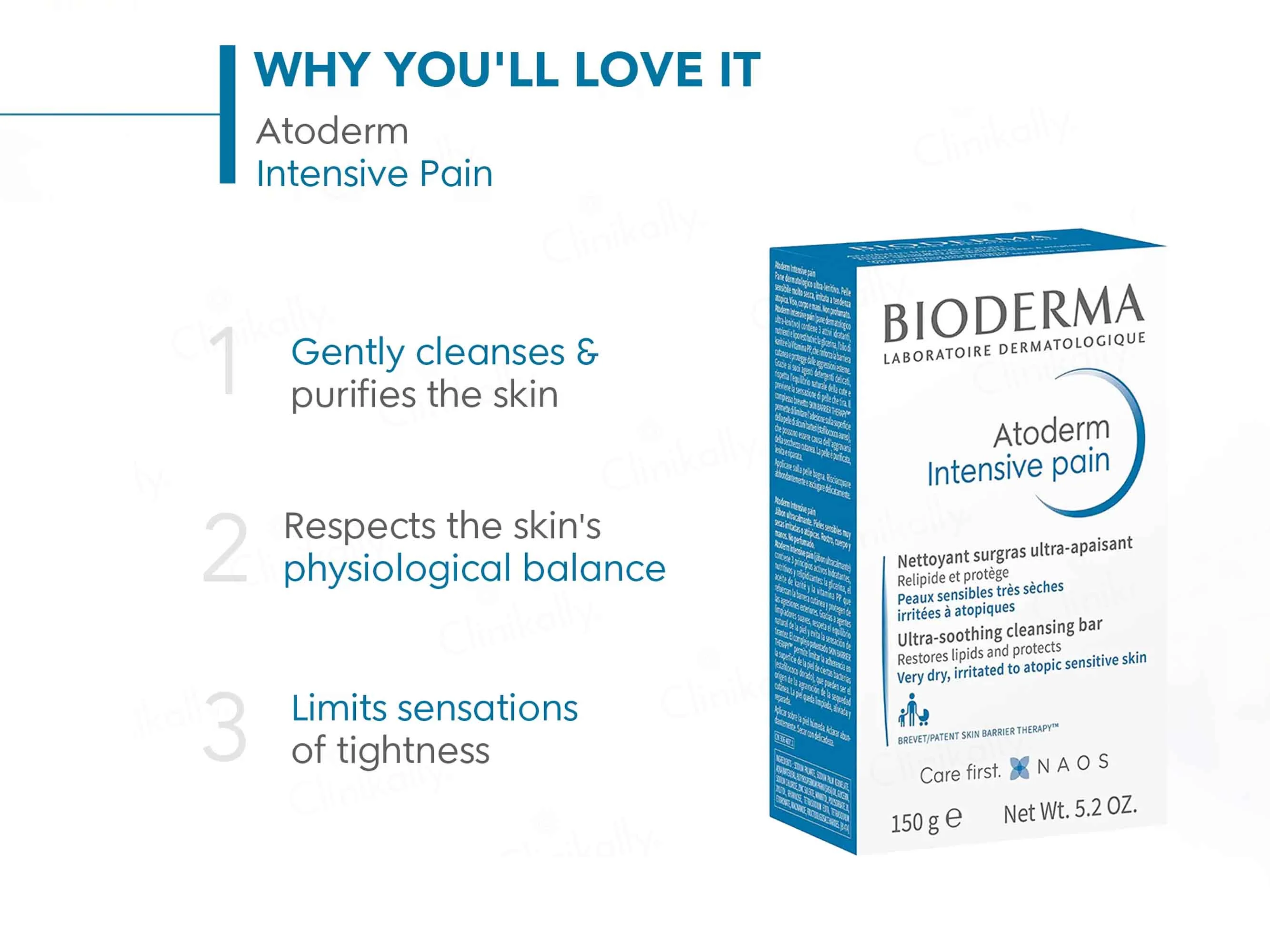 Bioderma Atoderm Intensive Pain Ultra-Soothing Cleansing Bar - Image 5